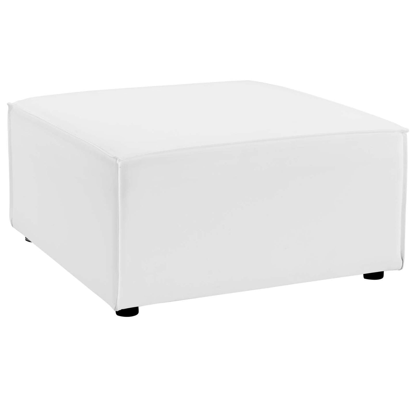 Modway Saybrook Outdoor Patio Upholstered Sectional Sofa Ottoman FredCo