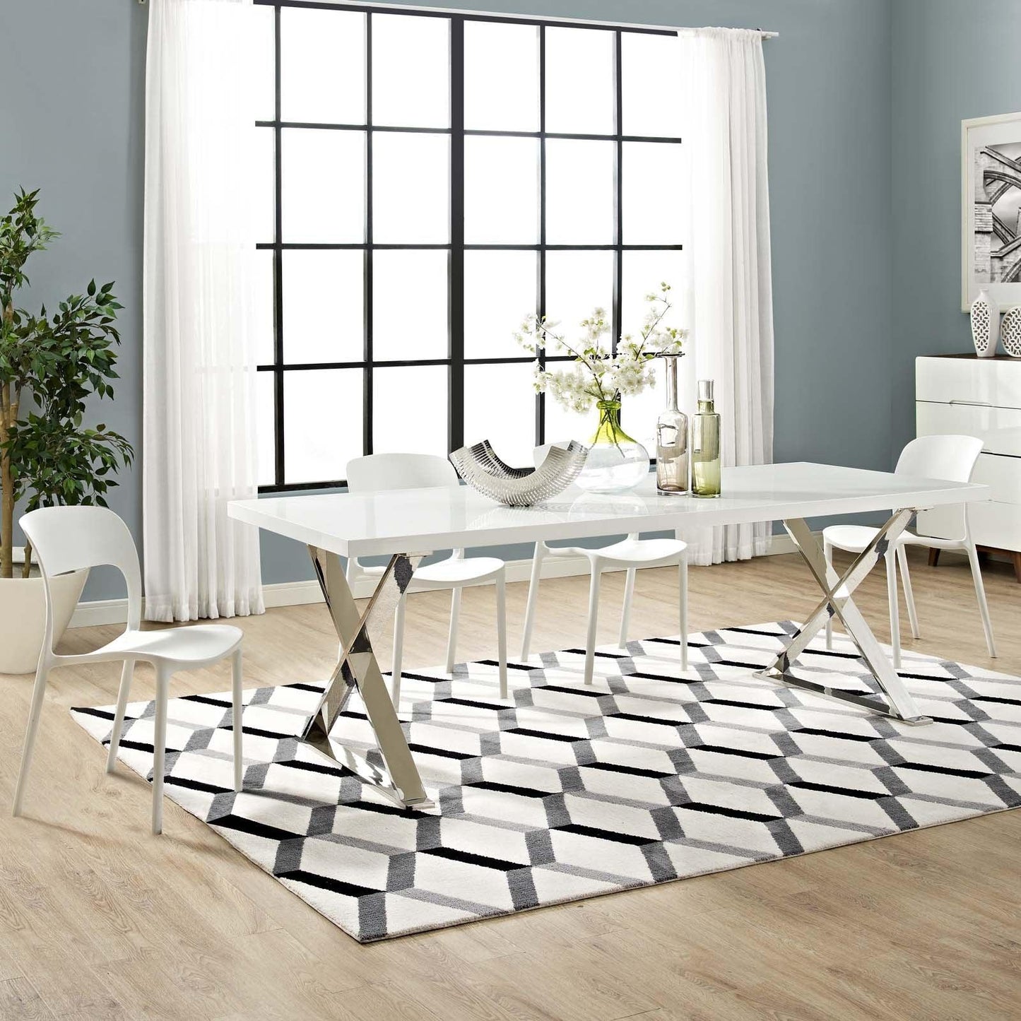 Modway Sector Dining Table FredCo