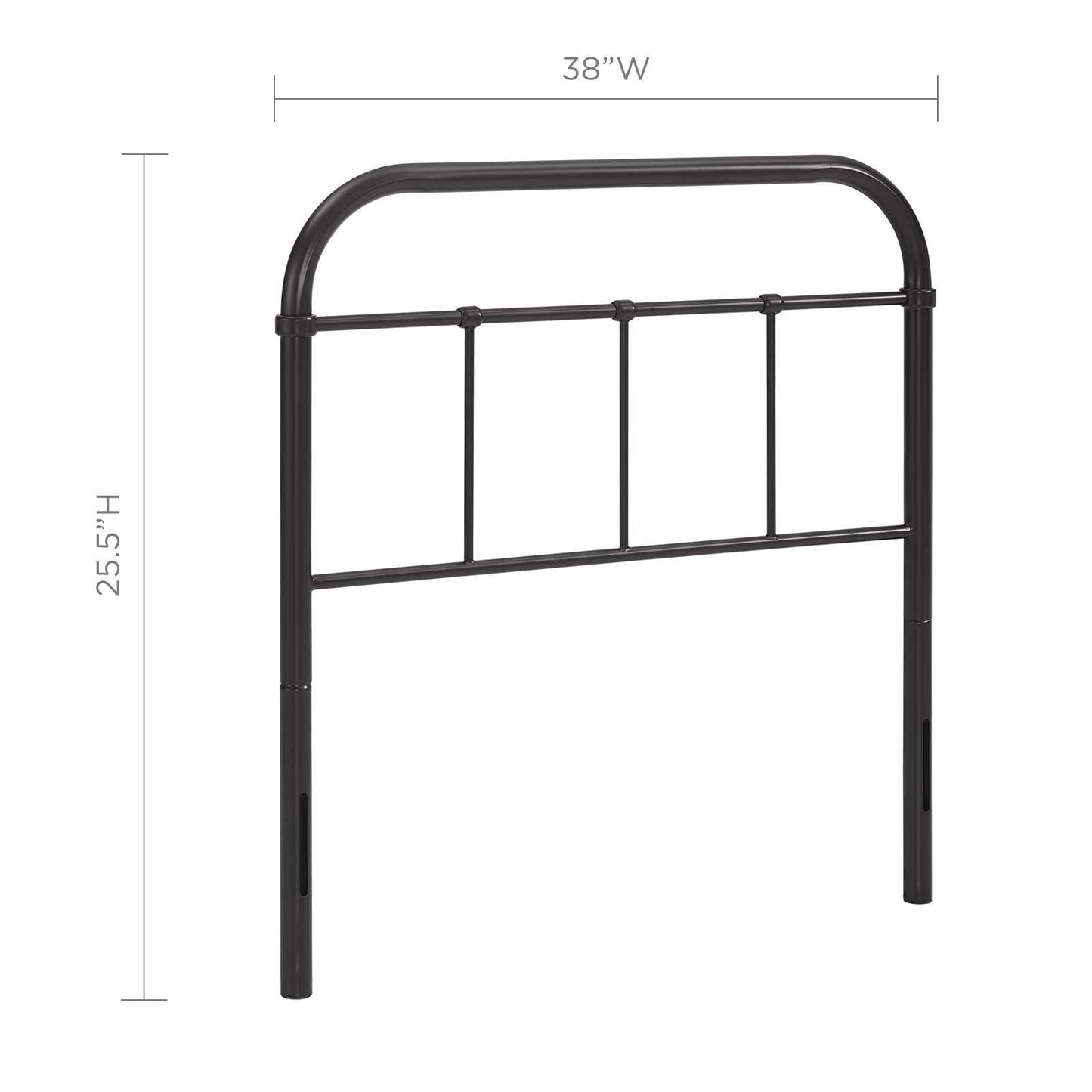 Modway Serena Twin Steel Headboard FredCo