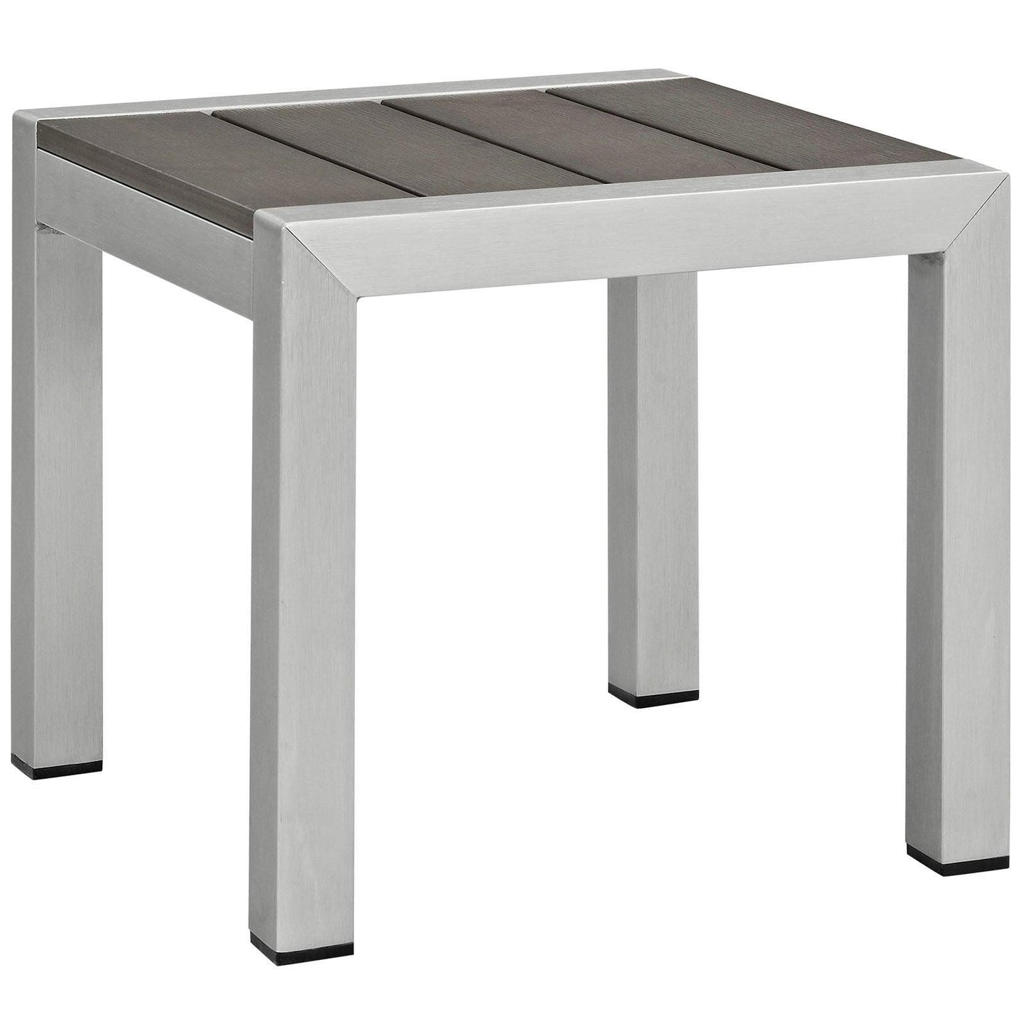 Modway Shore 6 Piece Outdoor Patio Aluminum Sectional Sofa Set, EEI-2568 FredCo