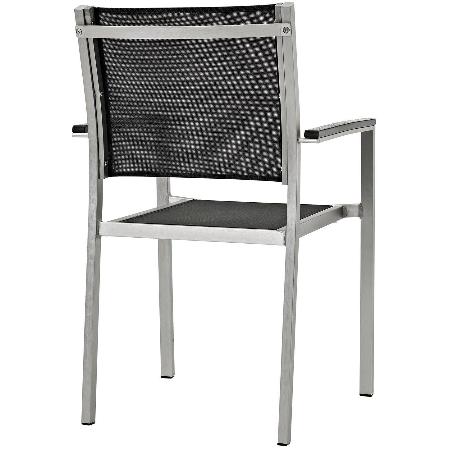 Modway Shore Dining Chair Outdoor Patio Aluminum Set of 2 FredCo
