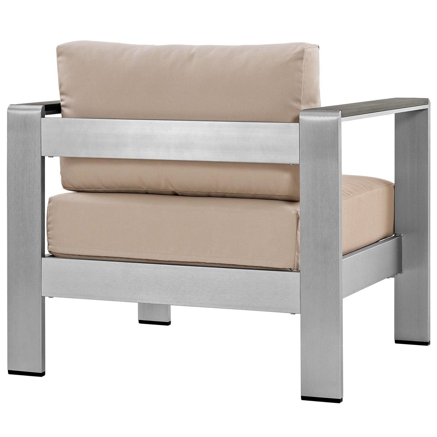 Modway Shore Outdoor Patio Aluminum Armchair FredCo