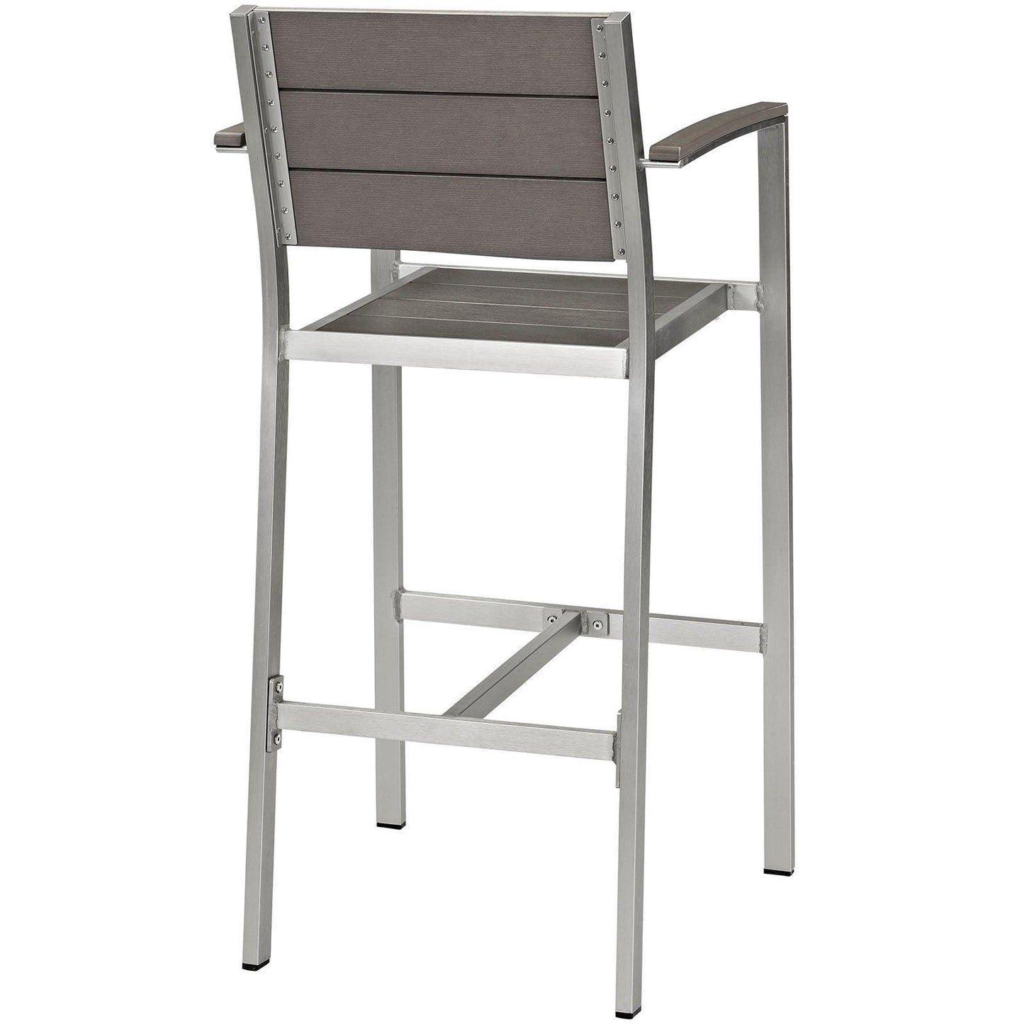 Modway Shore Outdoor Patio Aluminum Bar Stool FredCo