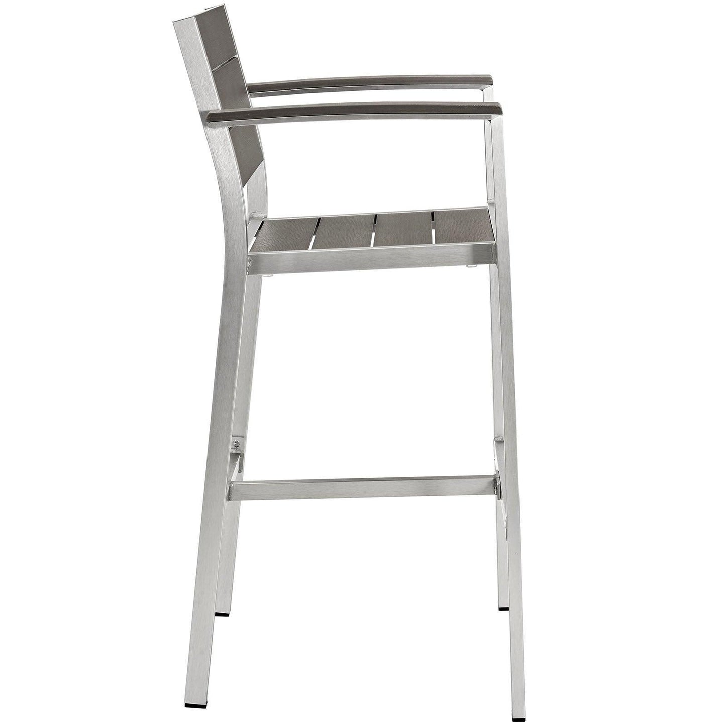 Modway Shore Outdoor Patio Aluminum Bar Stool FredCo