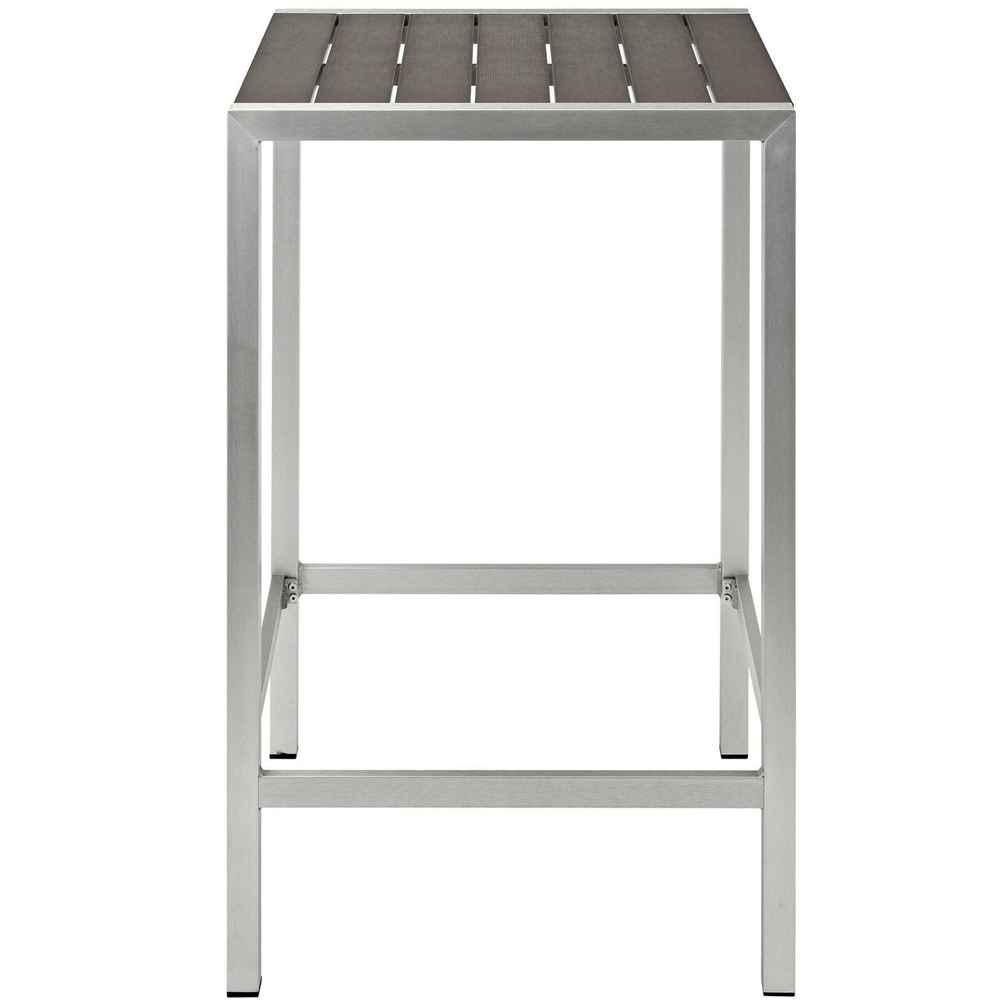 Modway Shore Outdoor Patio Aluminum Bar Table FredCo