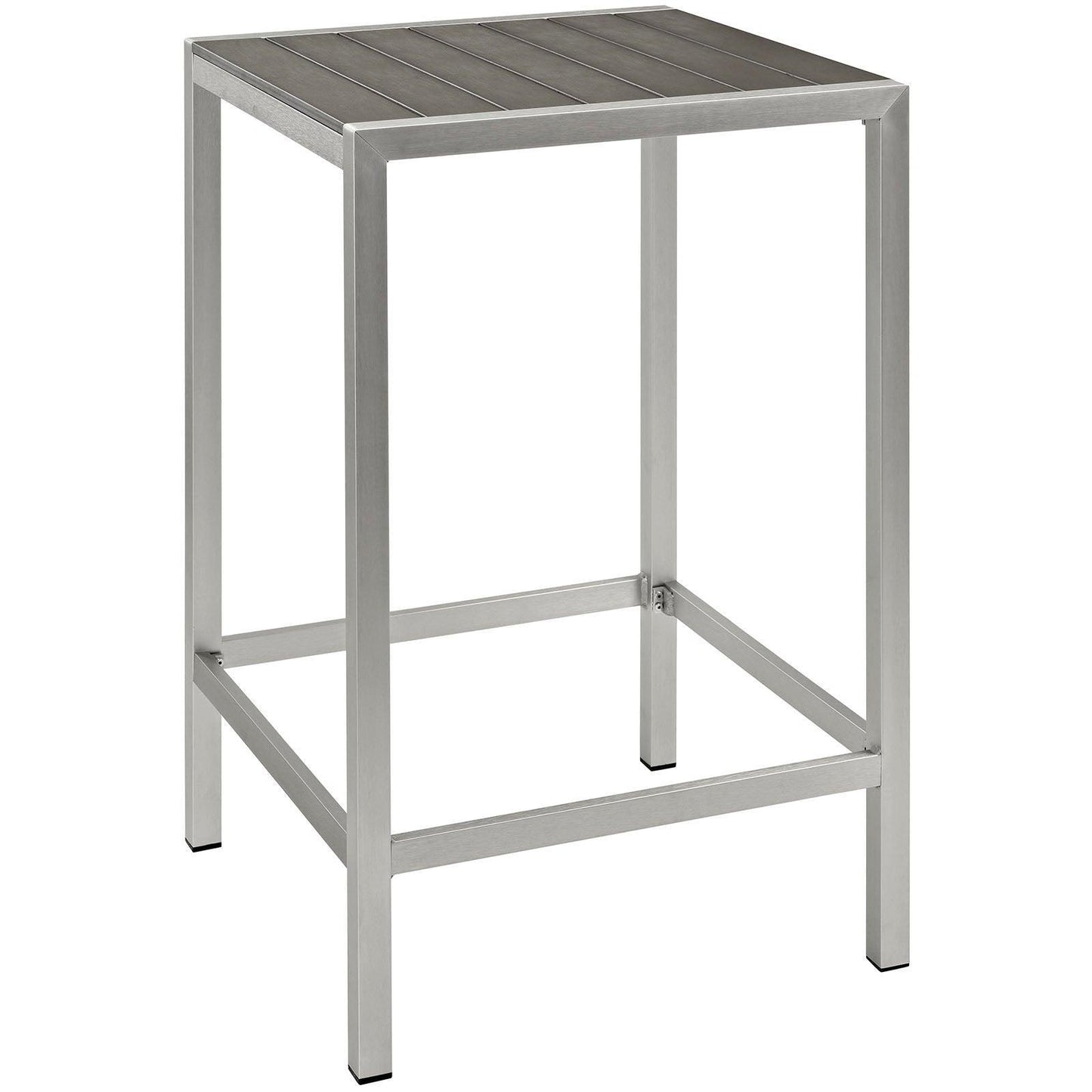 Modway Shore Outdoor Patio Aluminum Bar Table FredCo