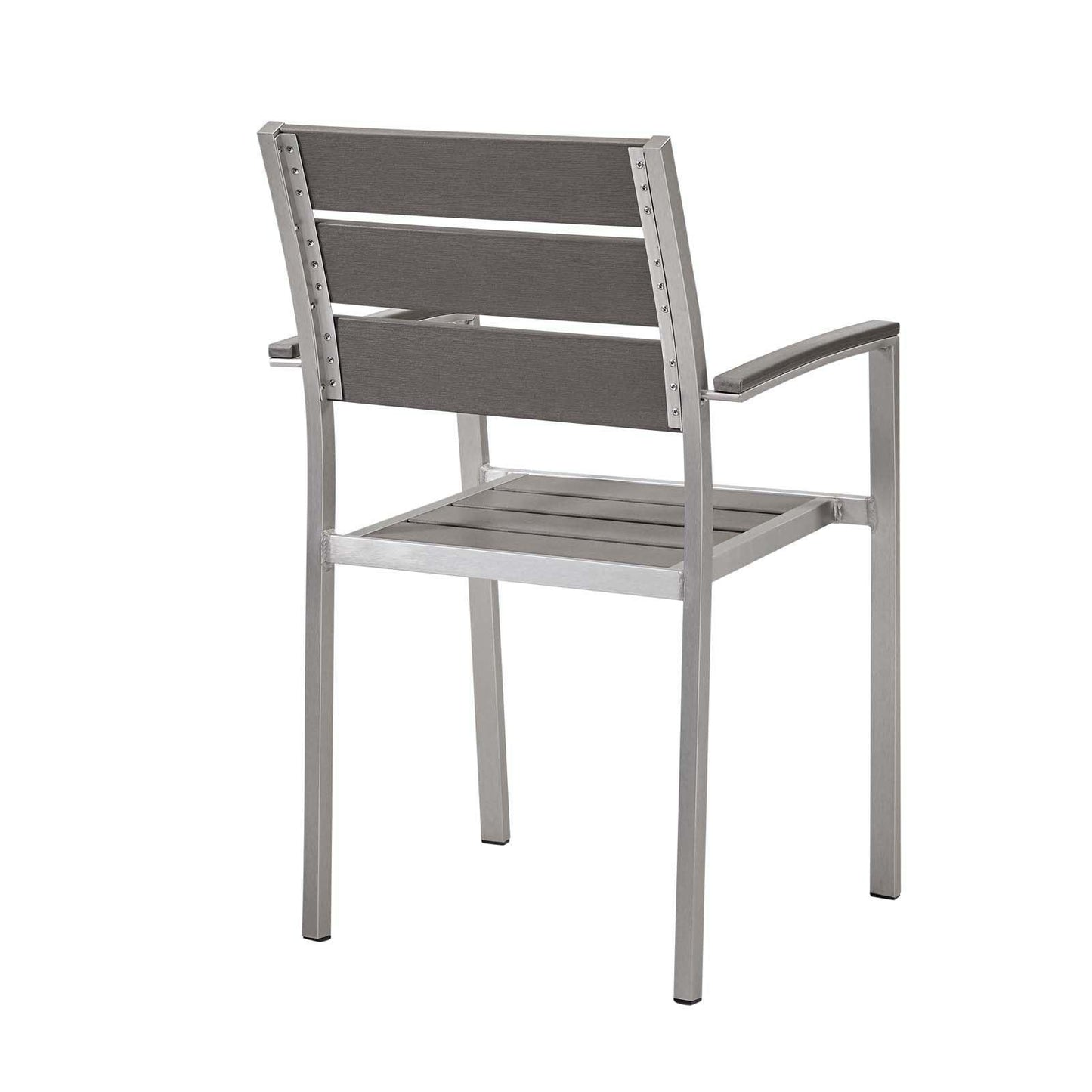 Modway Shore Outdoor Patio Aluminum Dining Armchair FredCo