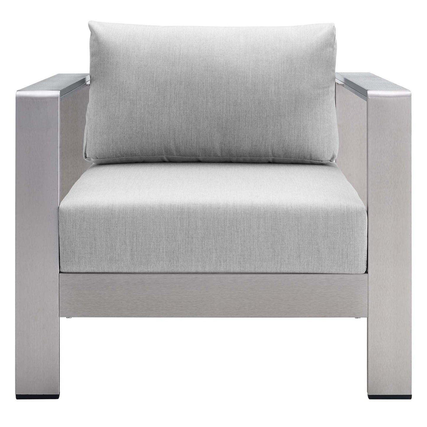 Modway Shore Sunbrella® Fabric Aluminum Outdoor Patio Armchair FredCo