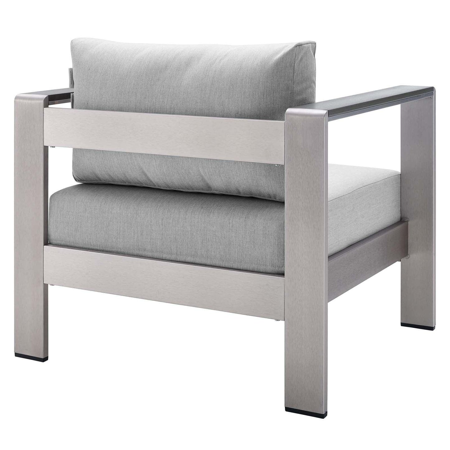 Modway Shore Sunbrella® Fabric Aluminum Outdoor Patio Armchair FredCo
