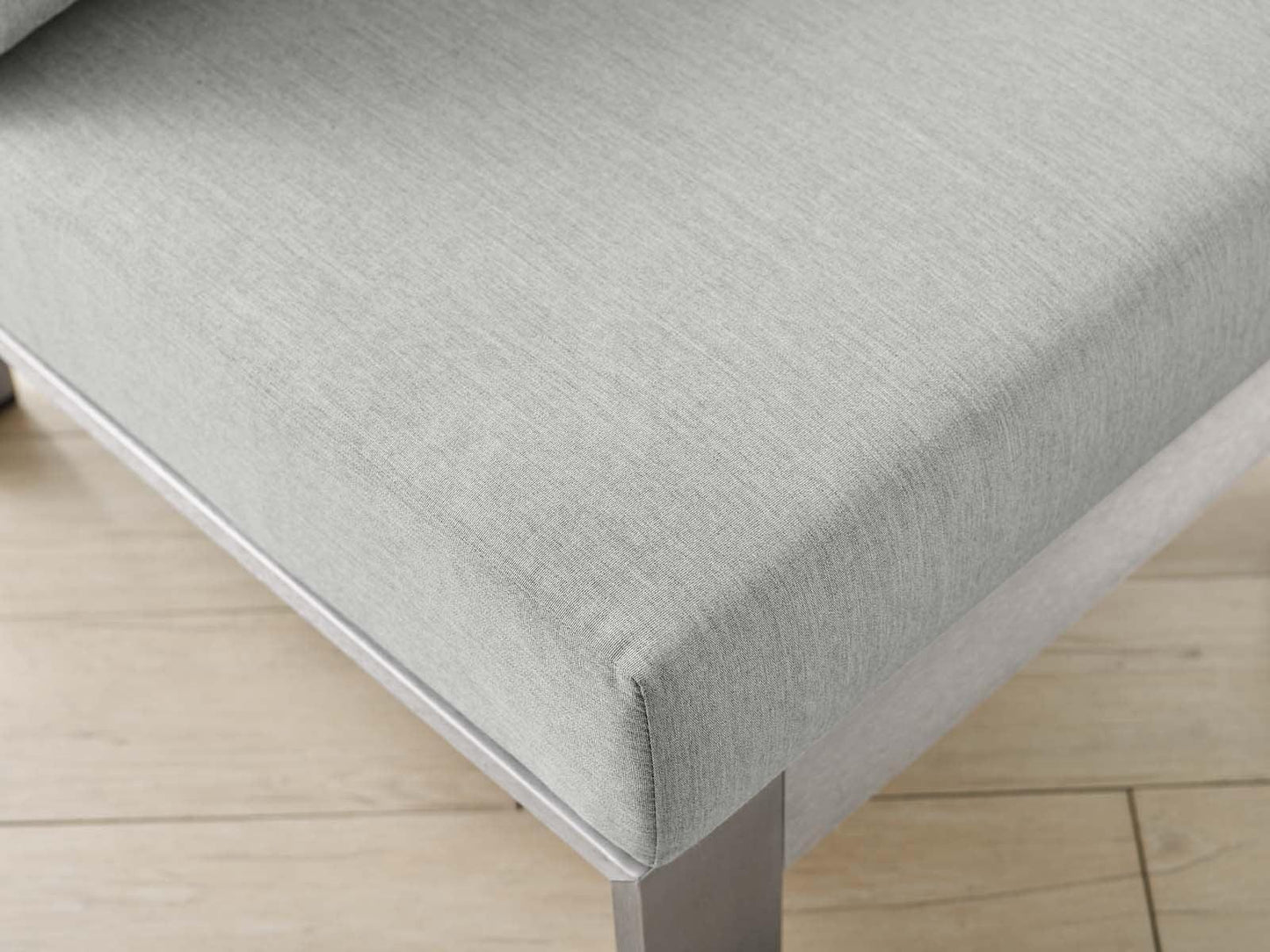 Modway Shore Sunbrella® Fabric Aluminum Outdoor Patio Armless Chair FredCo