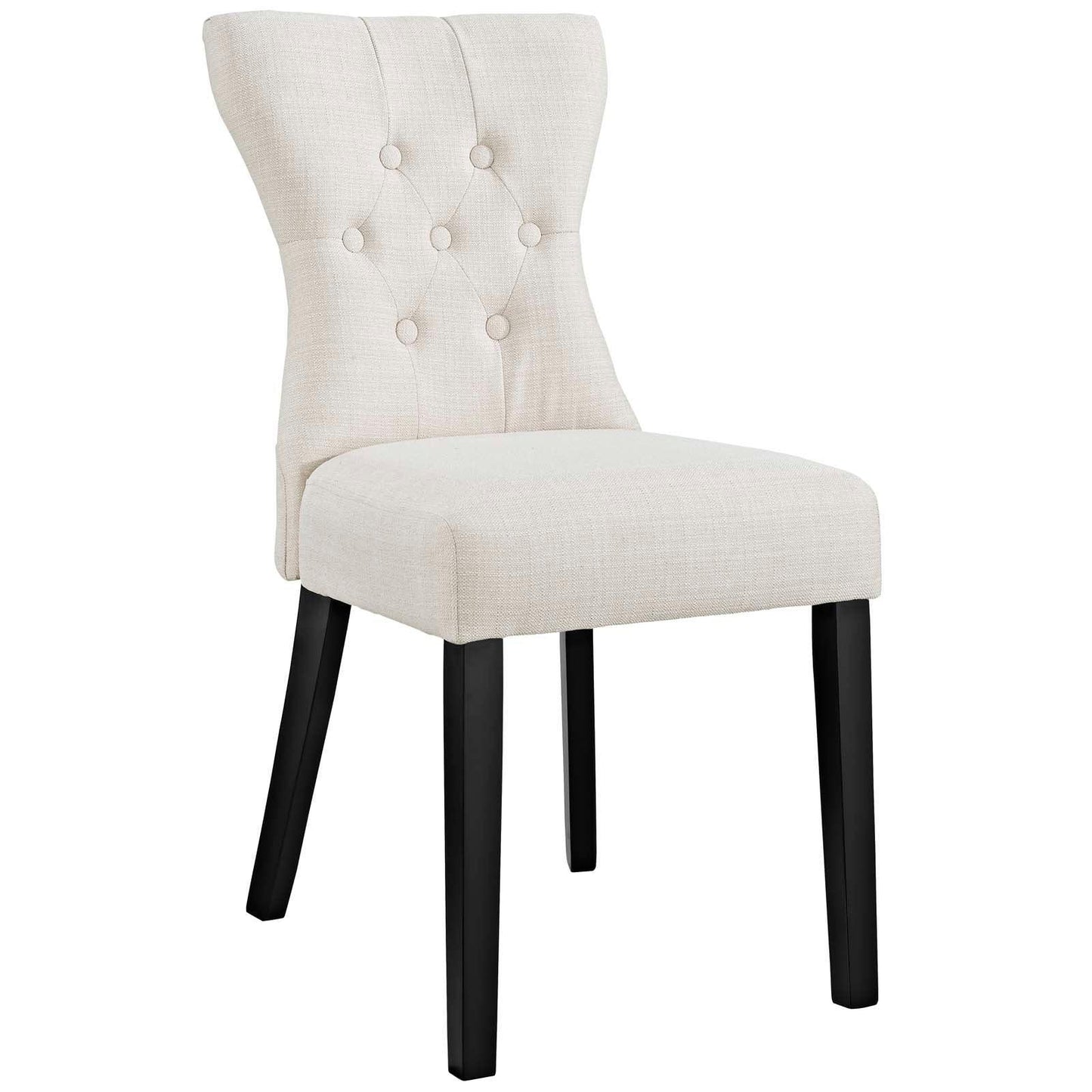 Modway Silhouette Dining Side Chairs Upholstered Fabric Set of 4 FredCo