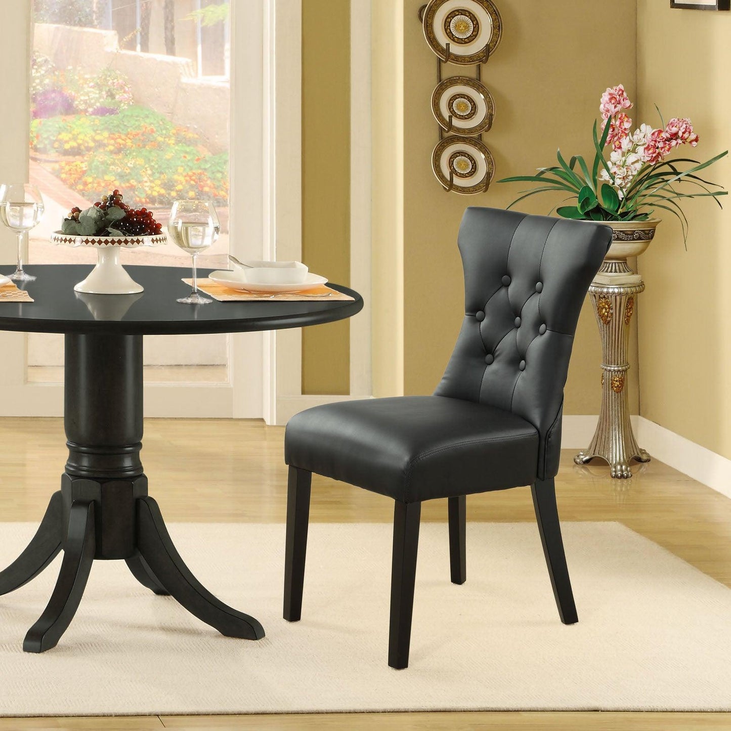 Modway Silhouette Dining Vinyl Side Chair FredCo