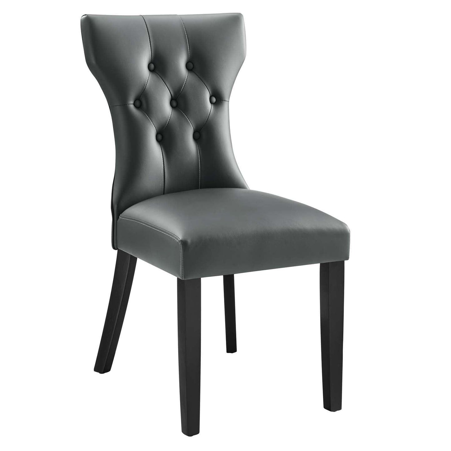 Modway Silhouette Dining Vinyl Side Chair FredCo