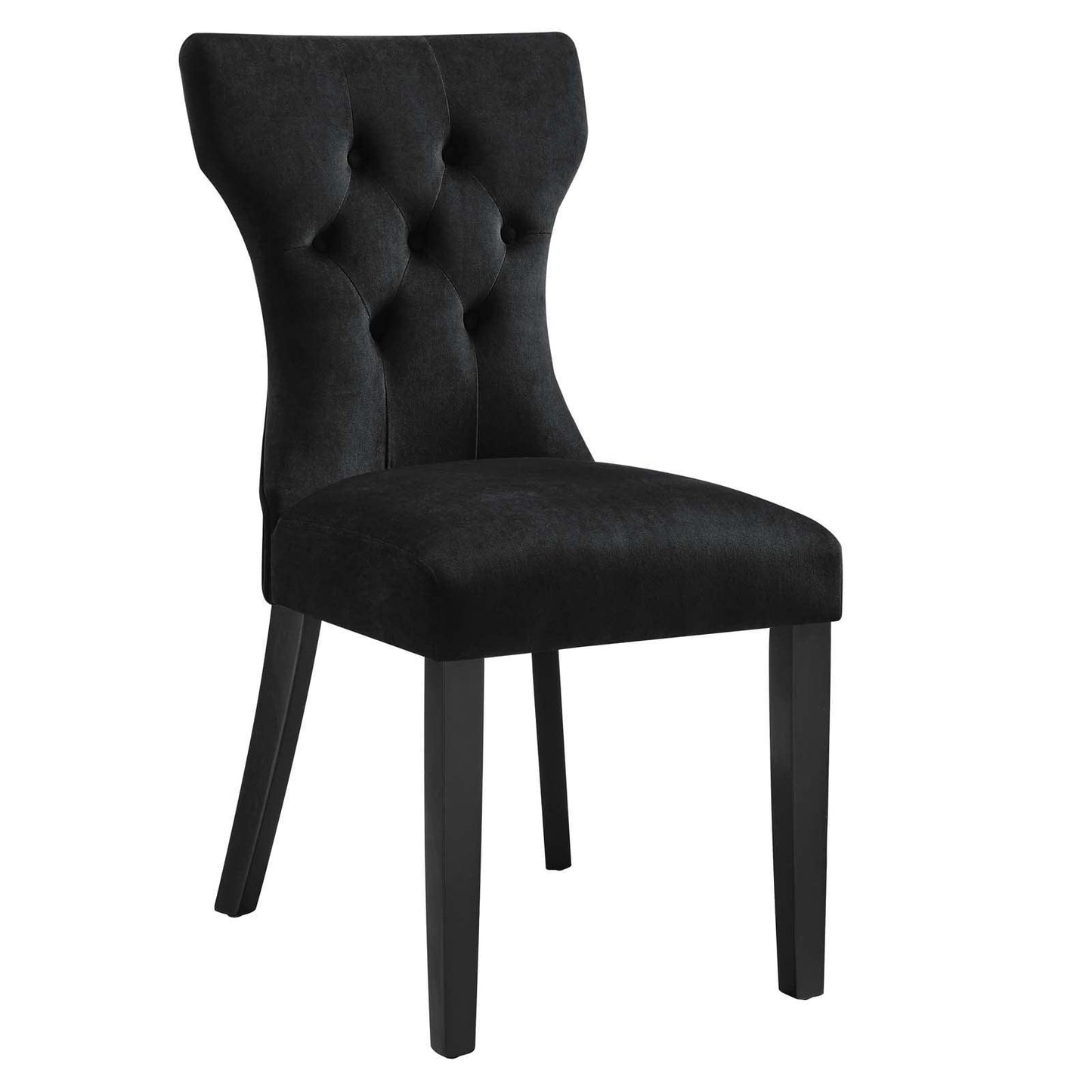Modway Silhouette Performance Velvet Dining Chairs - Set of 2 FredCo