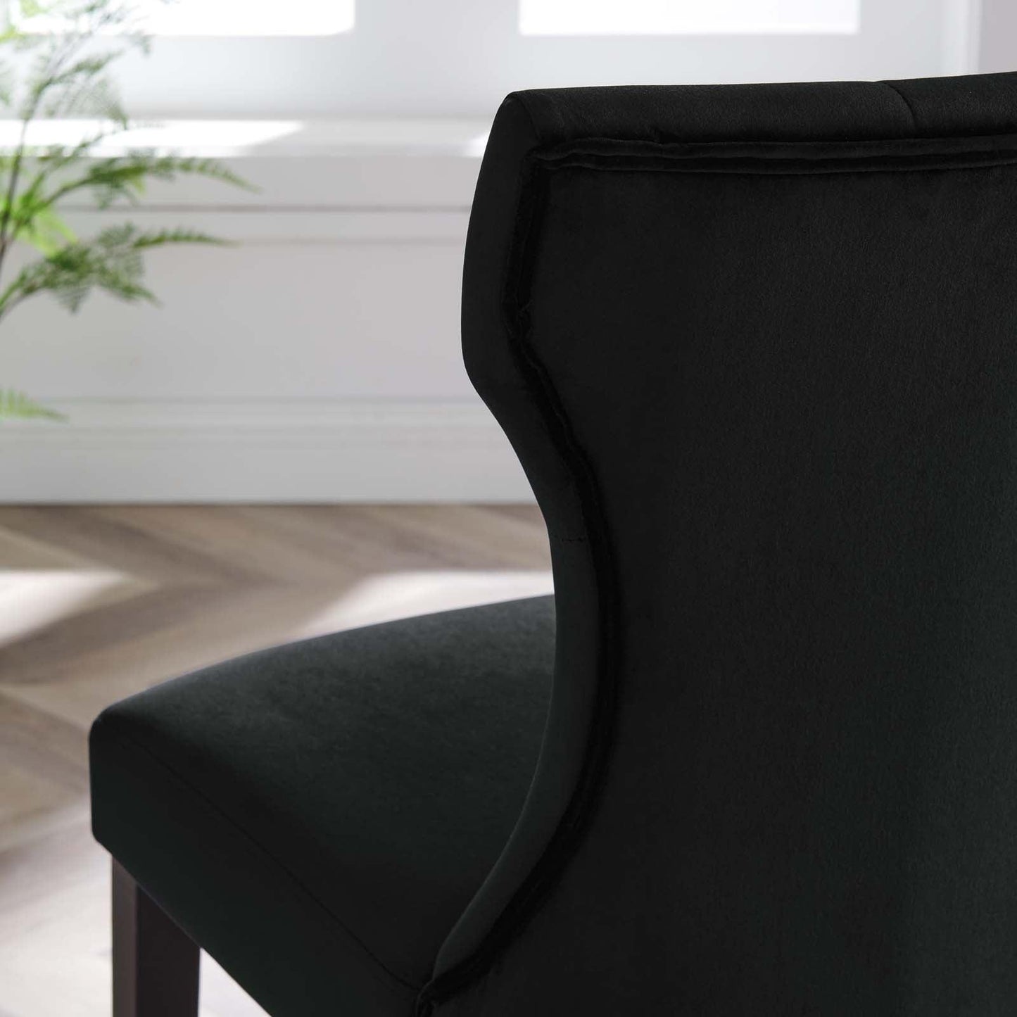 Modway Silhouette Performance Velvet Dining Chairs - Set of 2 FredCo