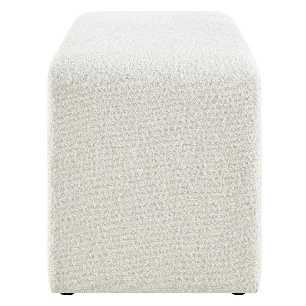 Modway Simba Boucle Fabric Waterfall Long Bench FredCo