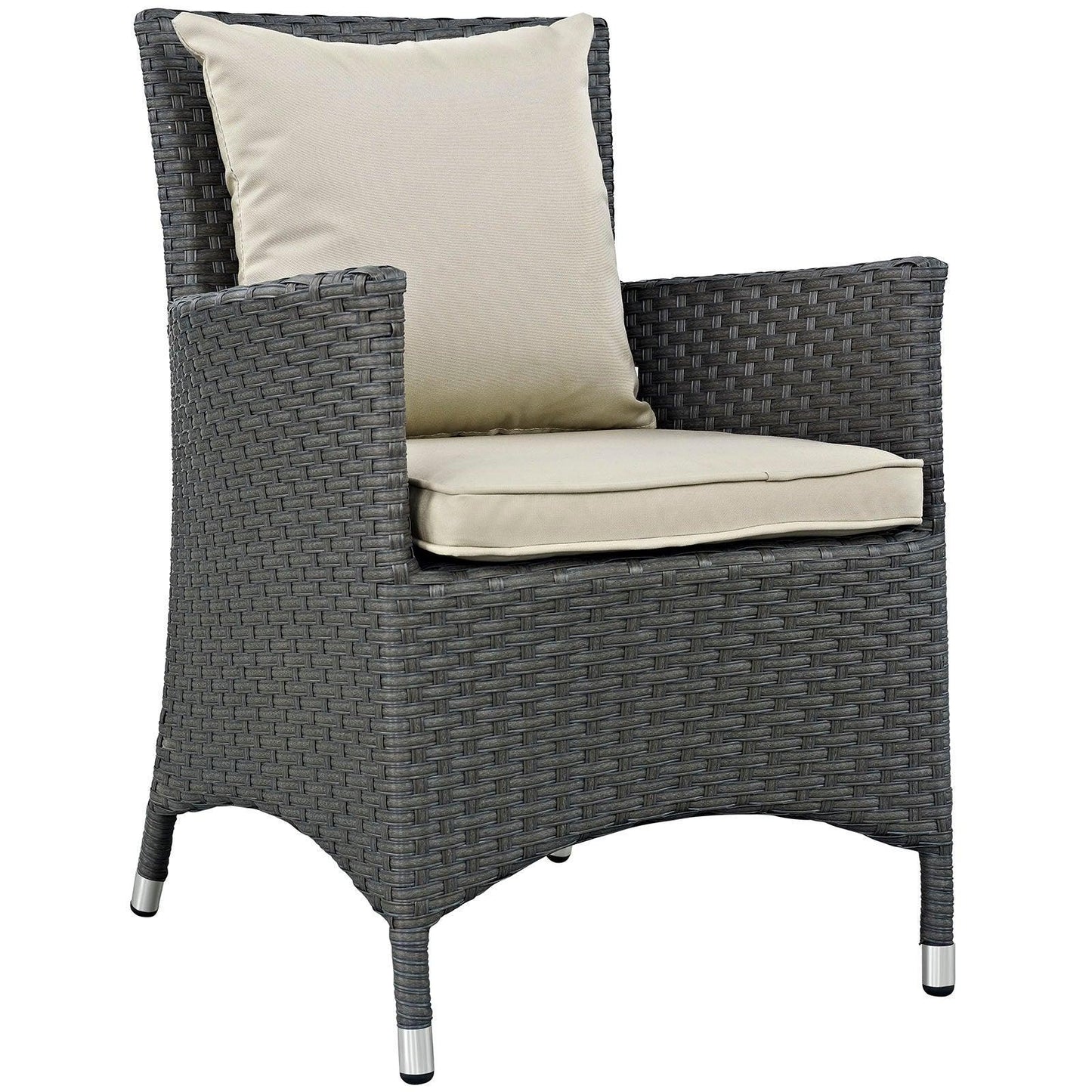 Modway Sojourn 4 Piece Outdoor Patio Sunbrella® Dining Set FredCo