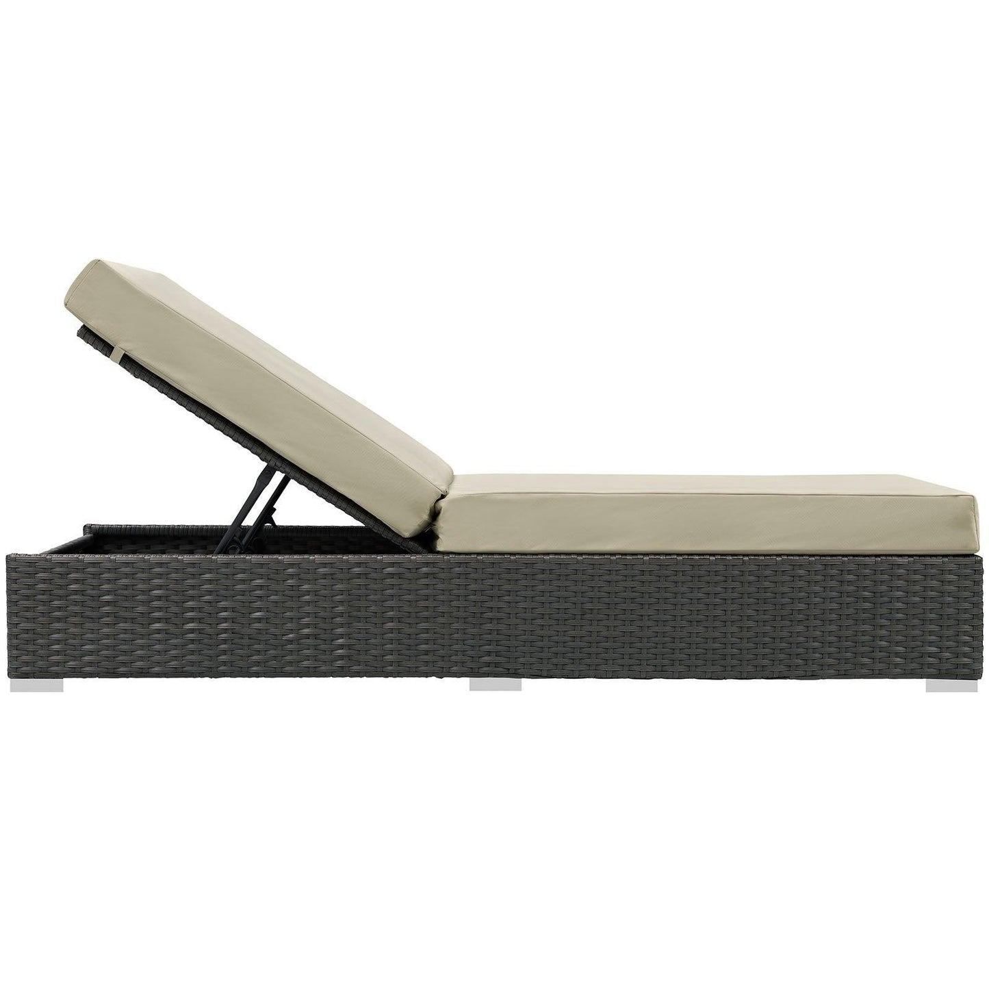 Modway Sojourn Outdoor Patio Sunbrella® Chaise Lounge FredCo