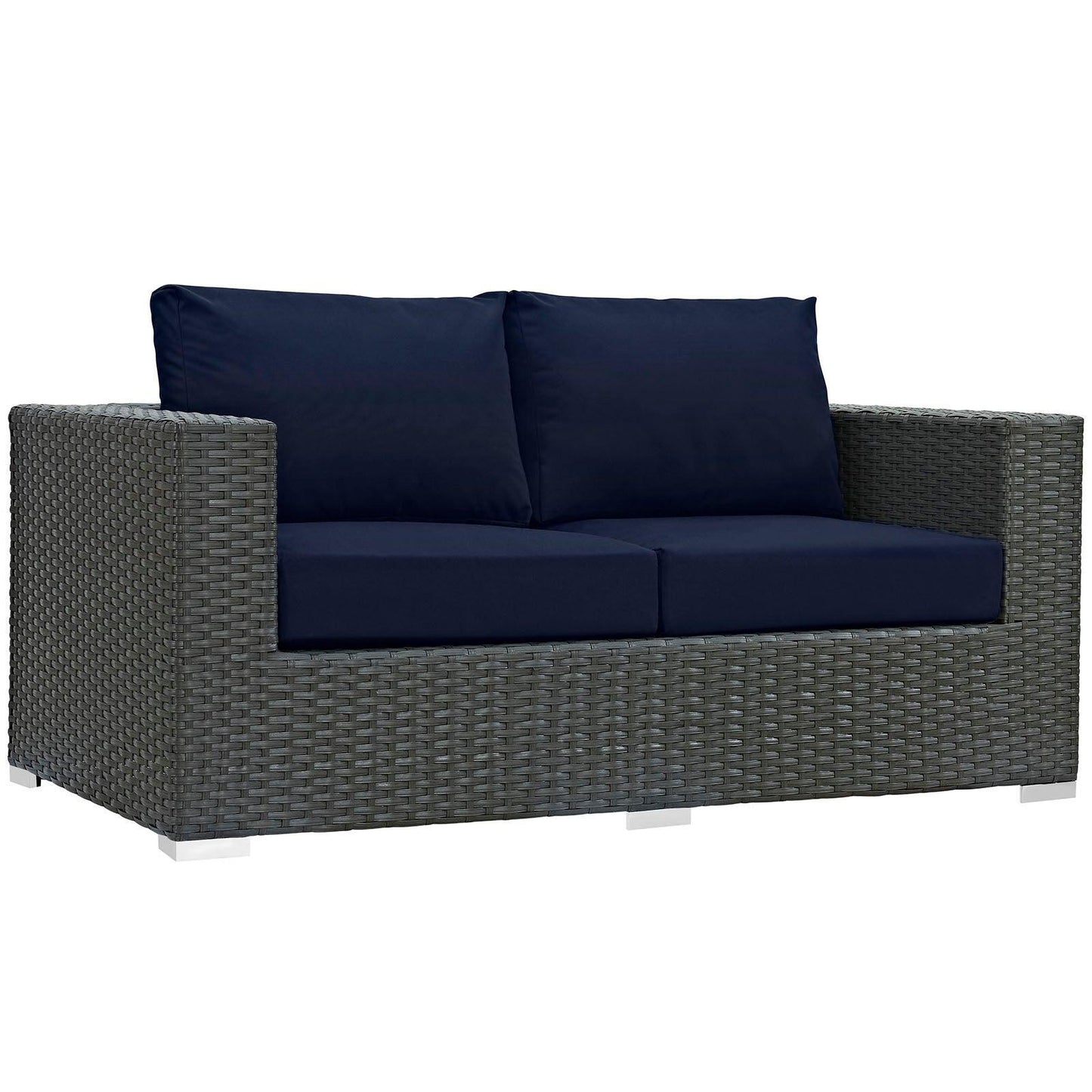 Modway Sojourn Outdoor Patio Sunbrella® Loveseat FredCo