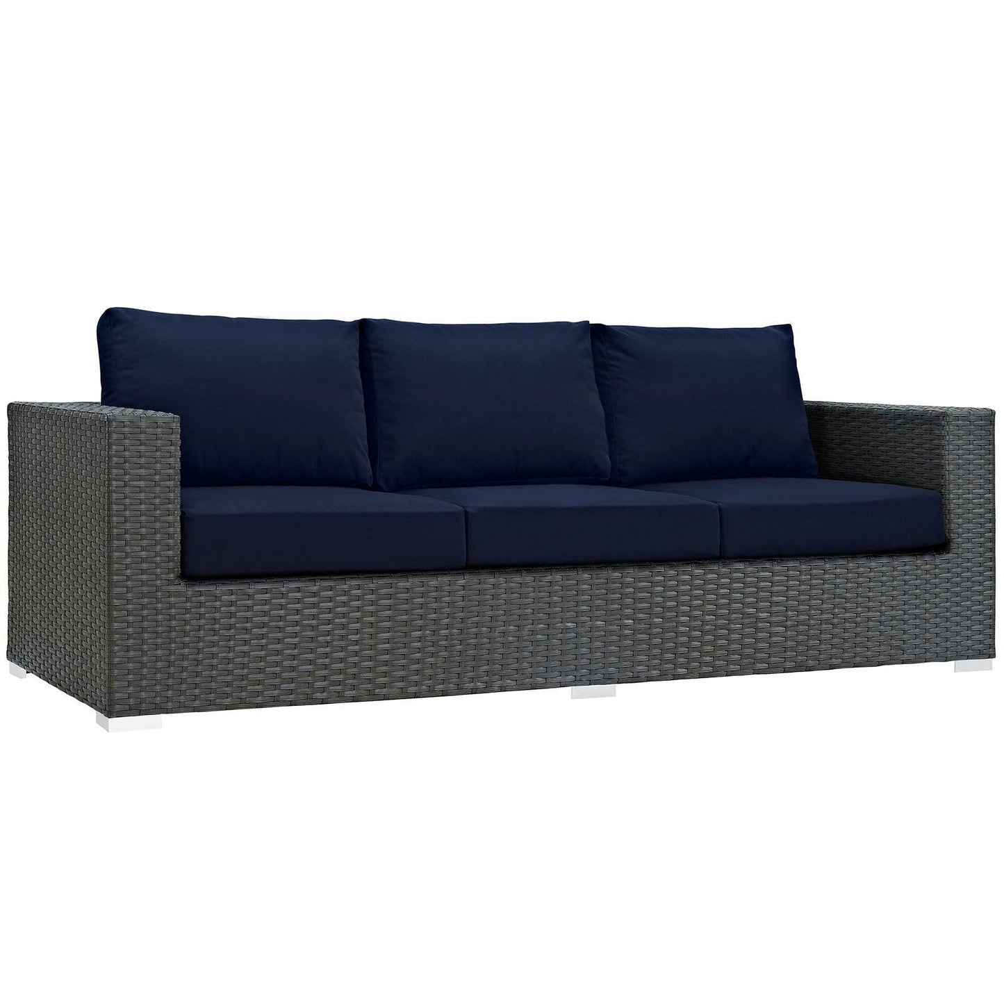 Modway Sojourn Outdoor Patio Sunbrella® Sofa FredCo