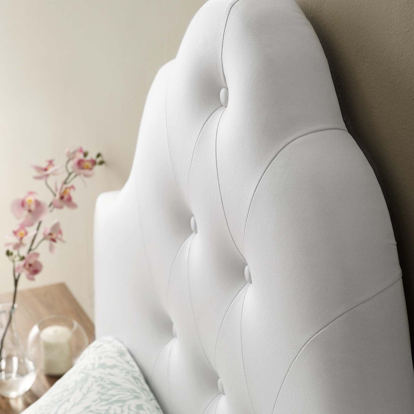 Modway Sovereign Twin Upholstered Vinyl Headboard FredCo