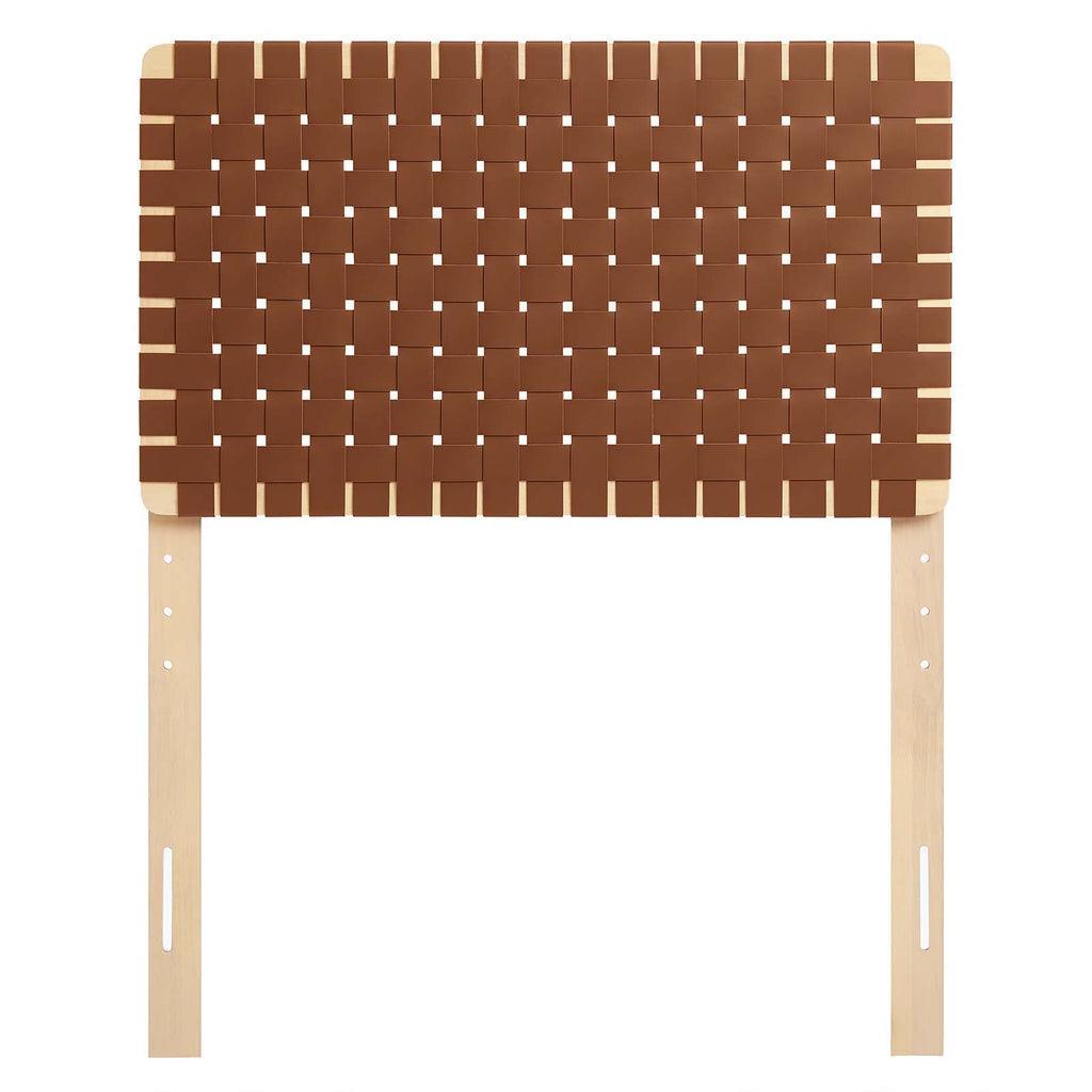 Modway Sparta Vegan Leather Weave Headboard FredCo
