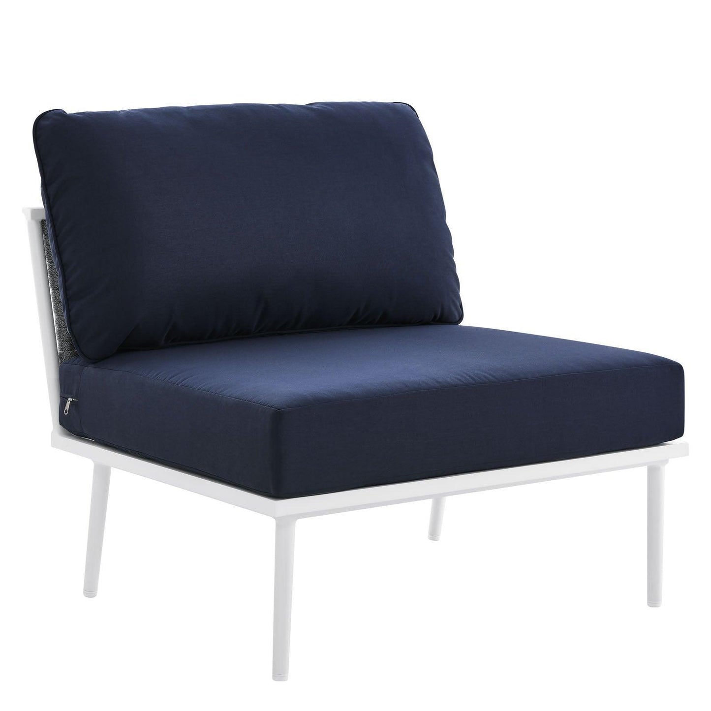 Modway Stance Outdoor Patio Aluminum Armless Chair FredCo