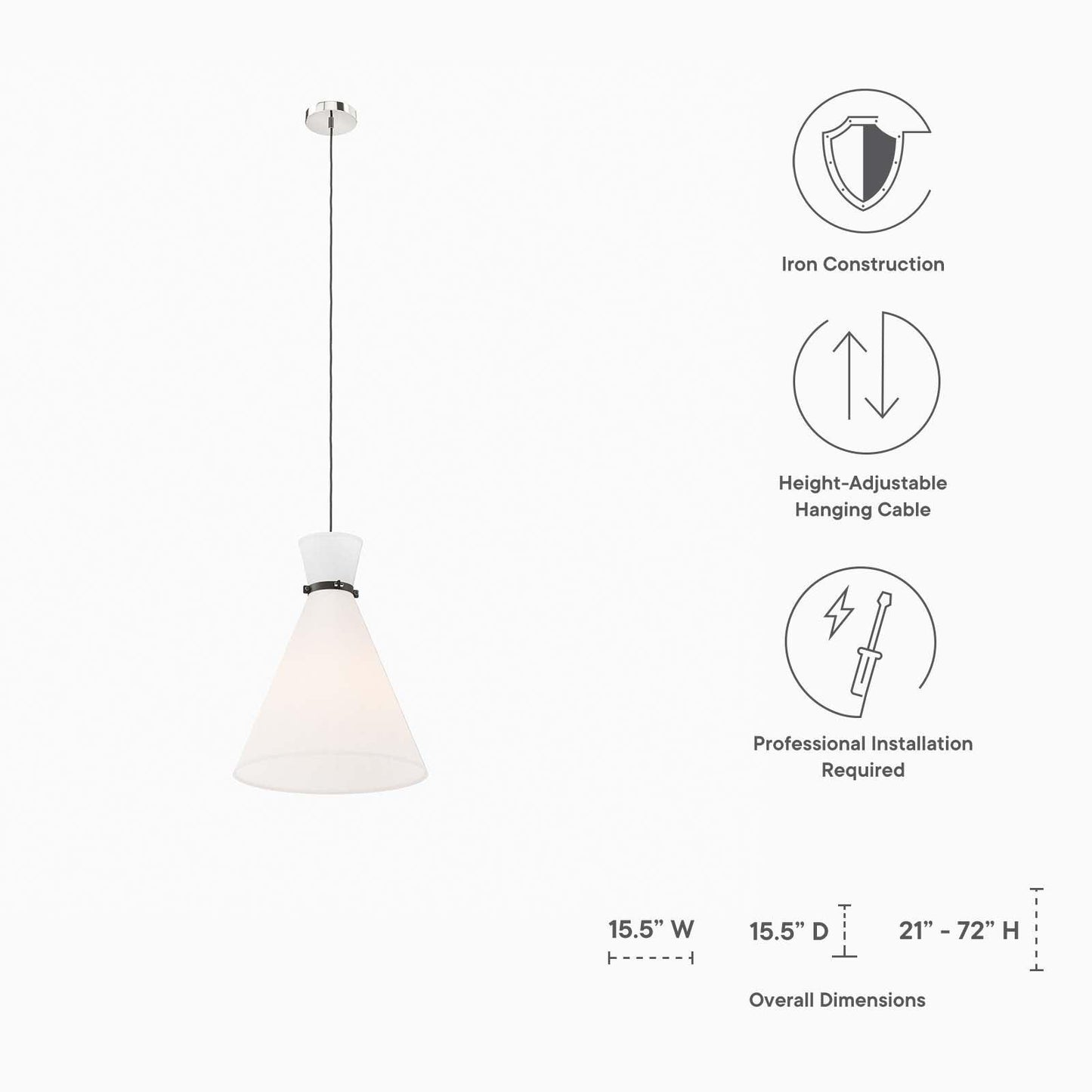 Modway Starlight 1-Light Pendant Light FredCo