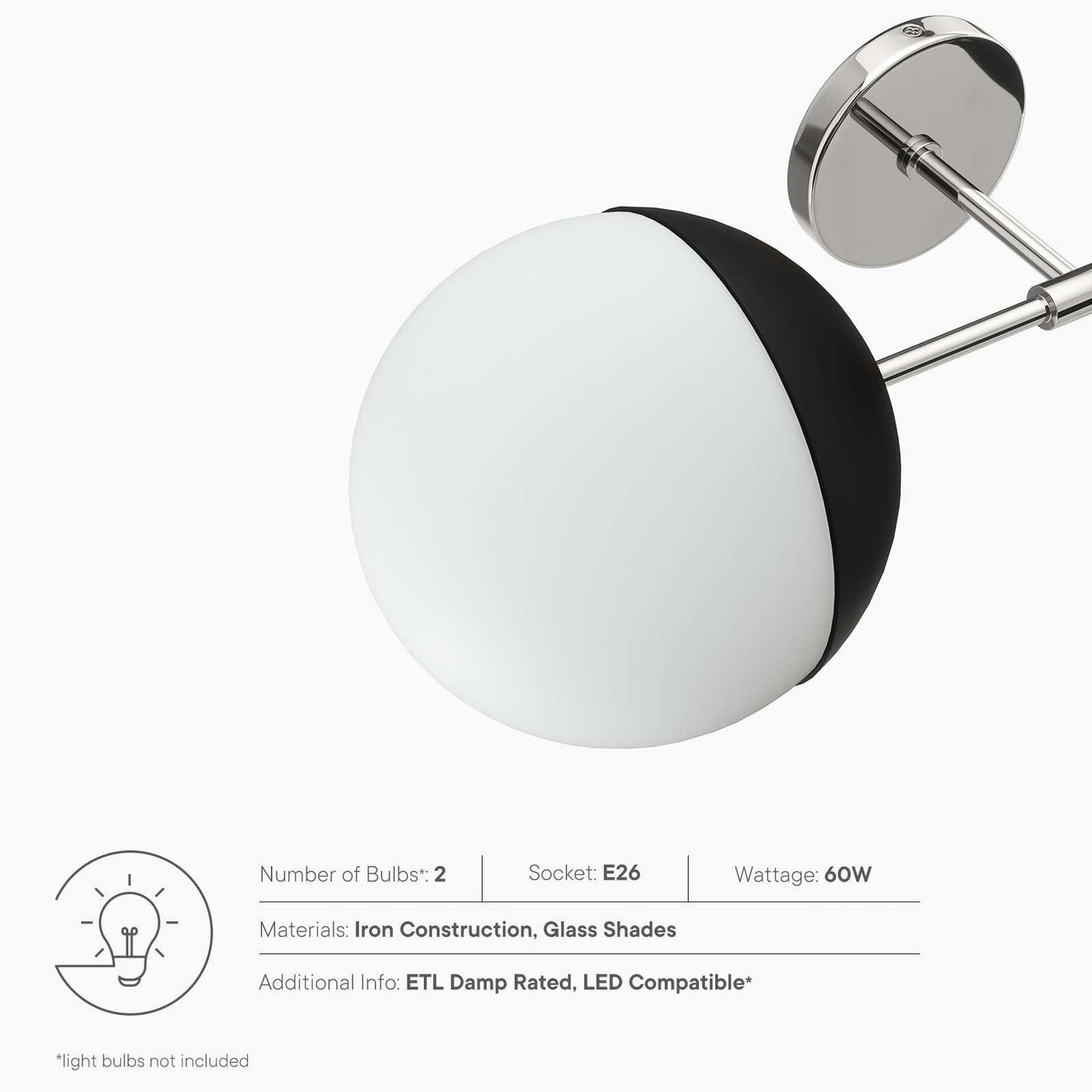 Modway Stellar 2-Light Wall Sconce FredCo