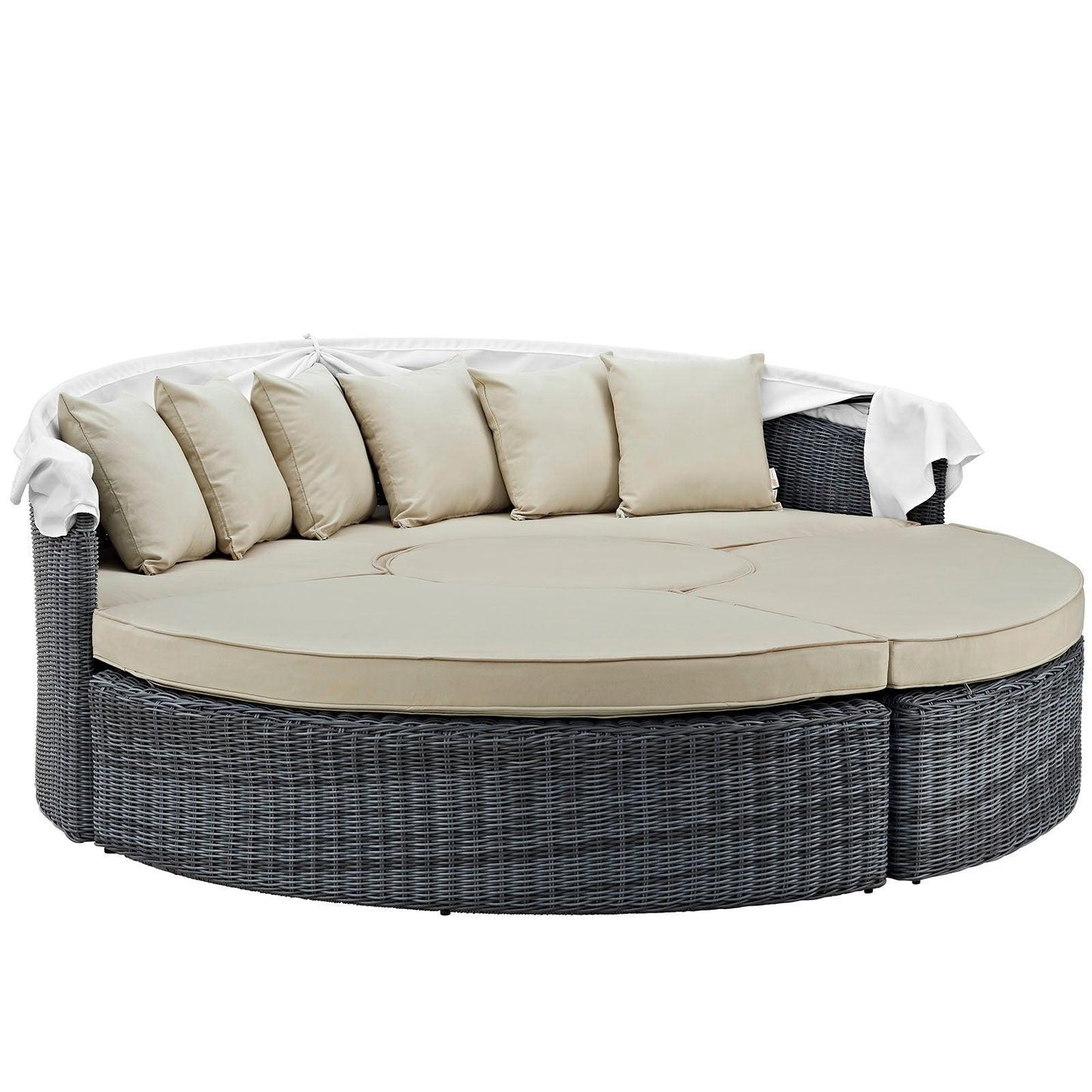 Modway Summon Canopy Outdoor Patio Sunbrella® Daybed FredCo