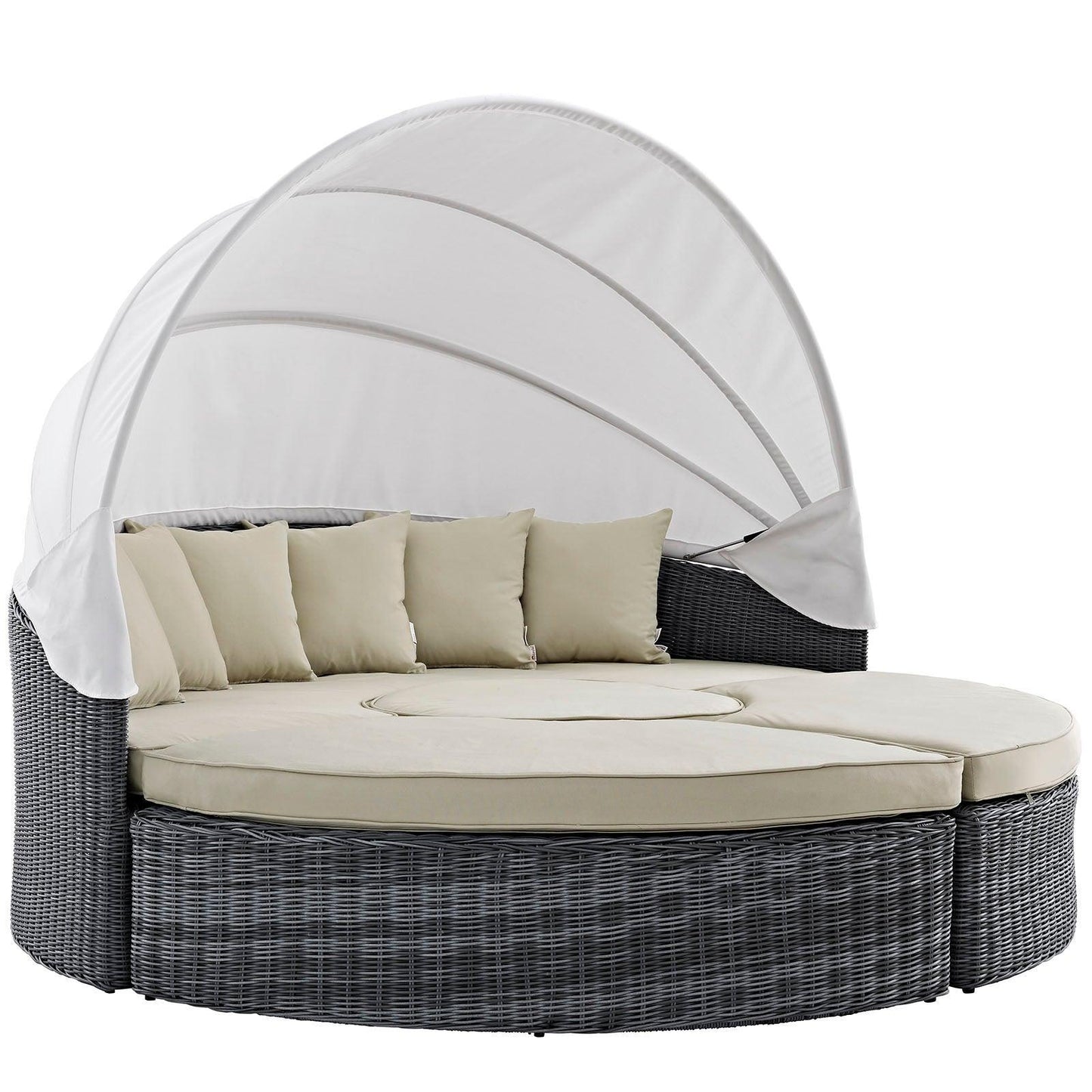 Modway Summon Canopy Outdoor Patio Sunbrella® Daybed FredCo