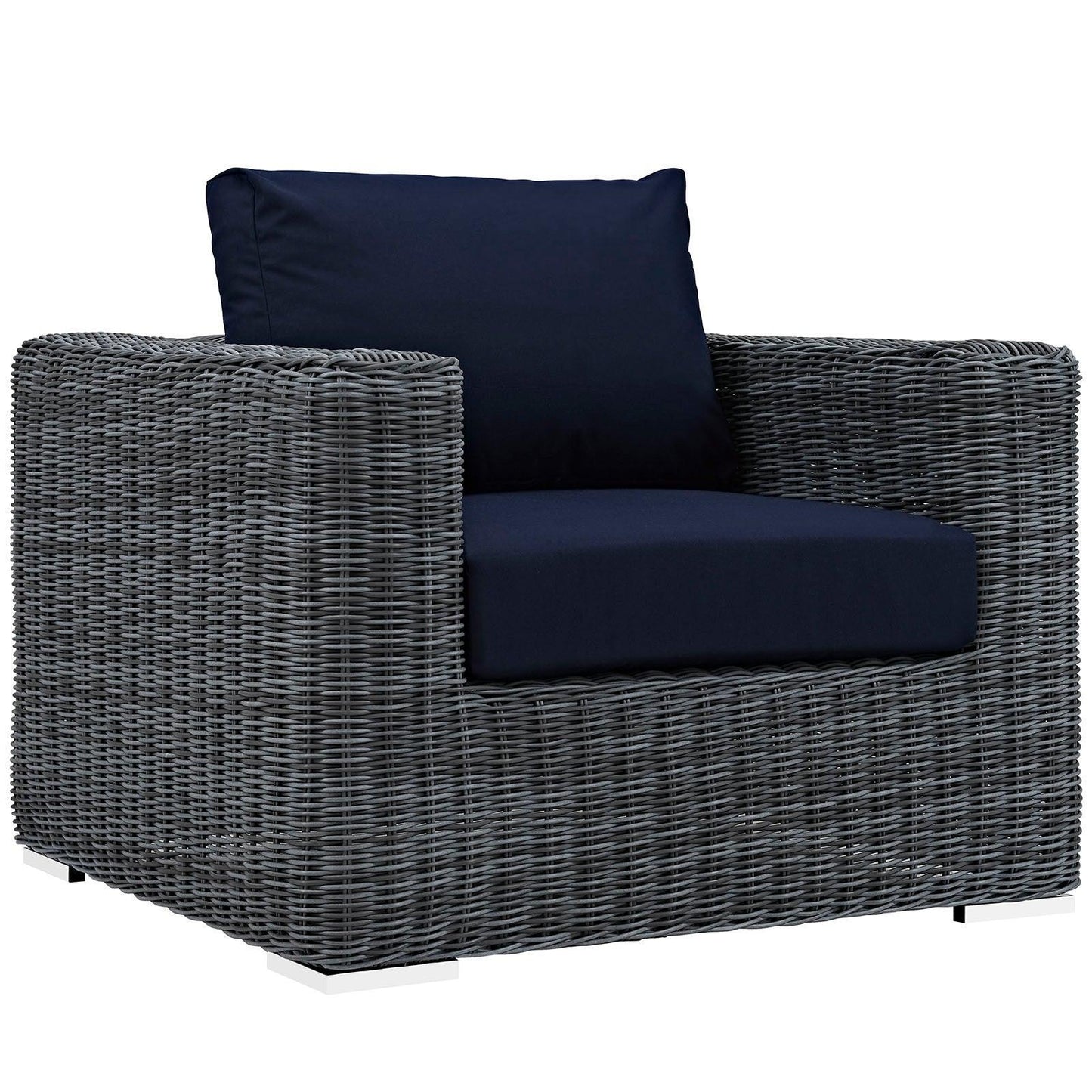 Modway Summon Outdoor Patio Fabric Sunbrella® Armchair FredCo