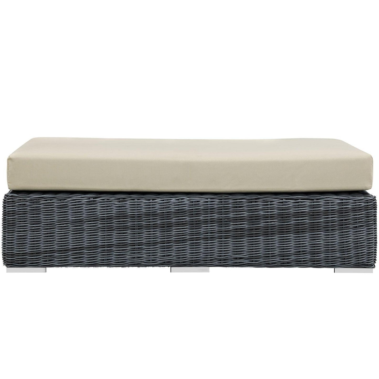 Modway Summon Outdoor Patio Sunbrella® Rectangle Ottoman FredCo