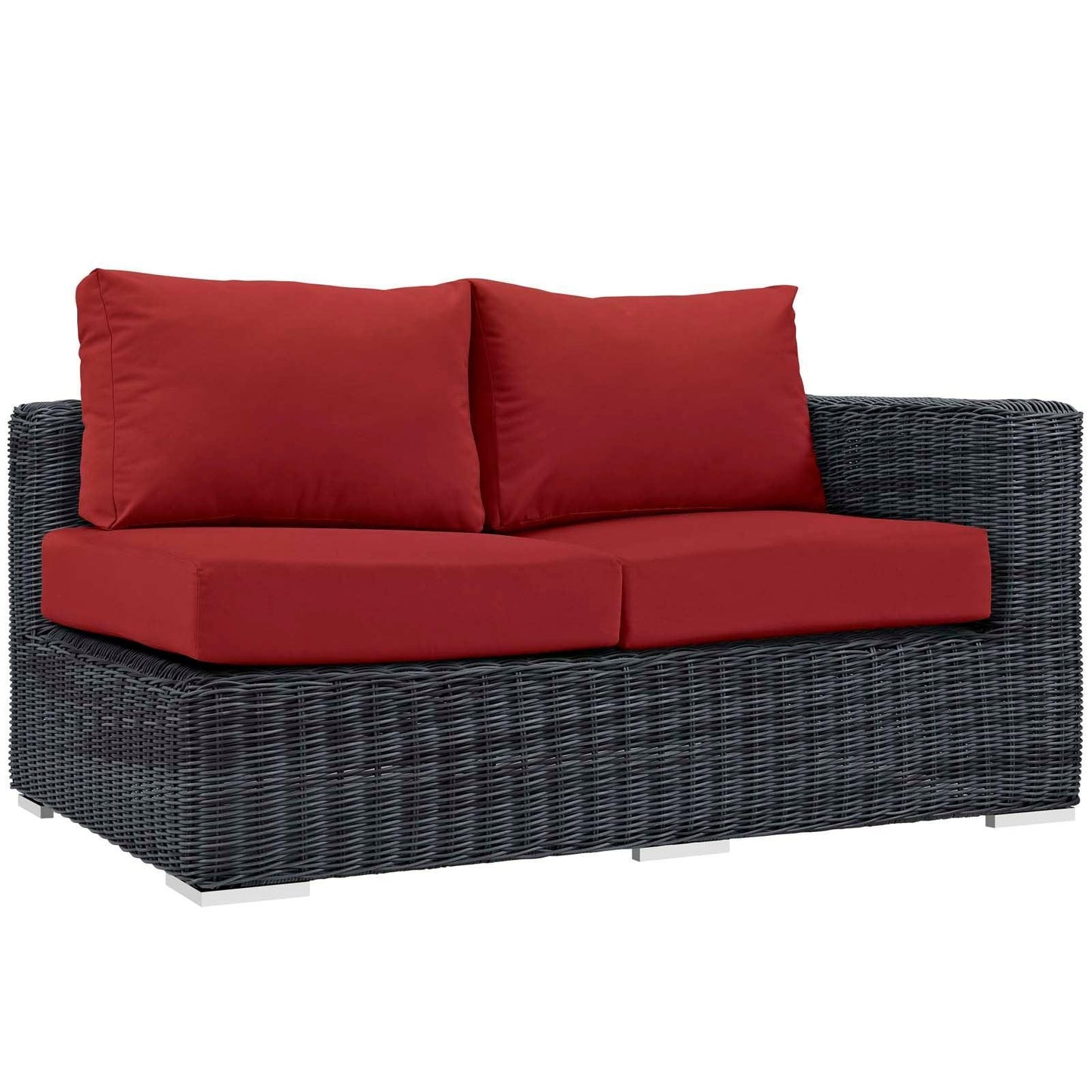 Modway Summon Outdoor Patio Sunbrella® Right Arm Loveseat FredCo