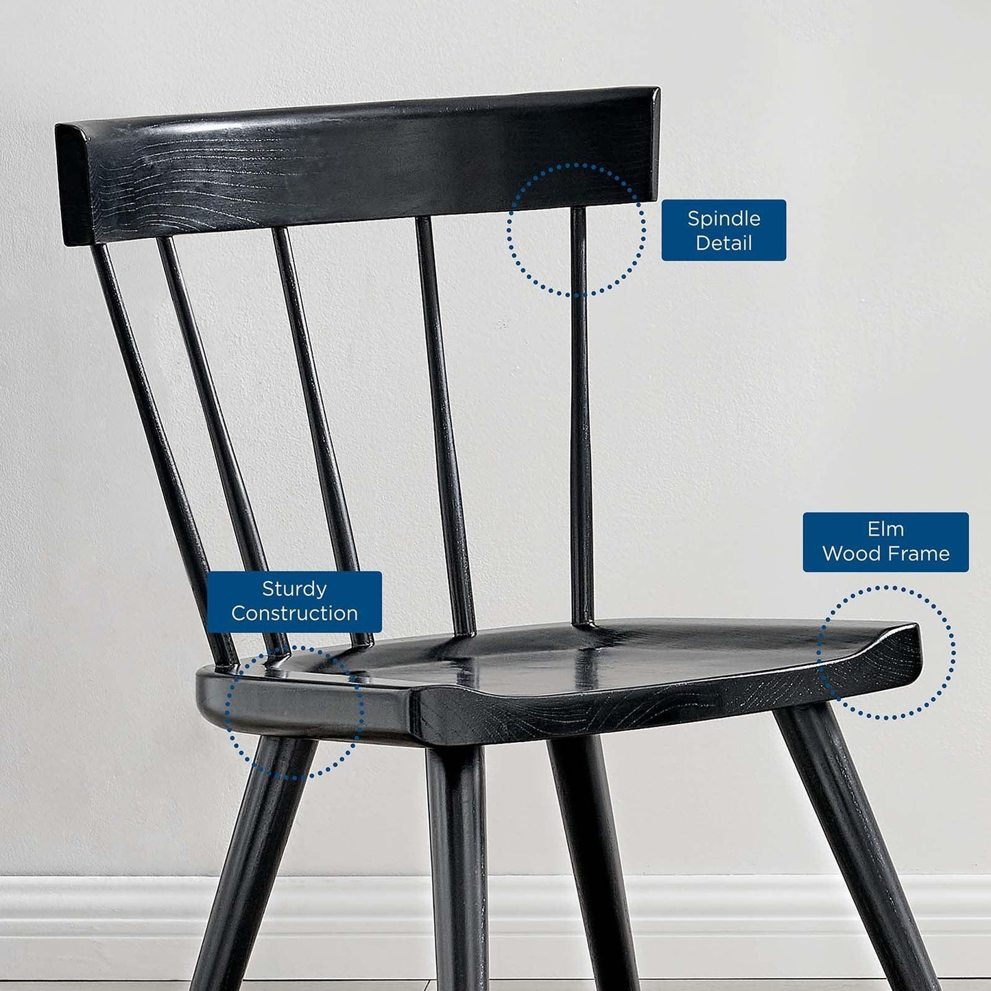 Modway Sutter Wood Dining Side Chair FredCo