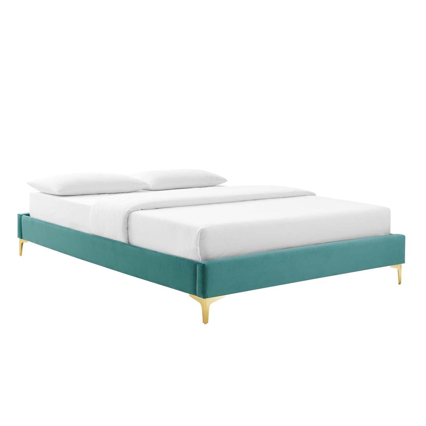 Modway Sutton King Performance Velvet Bed Frame FredCo