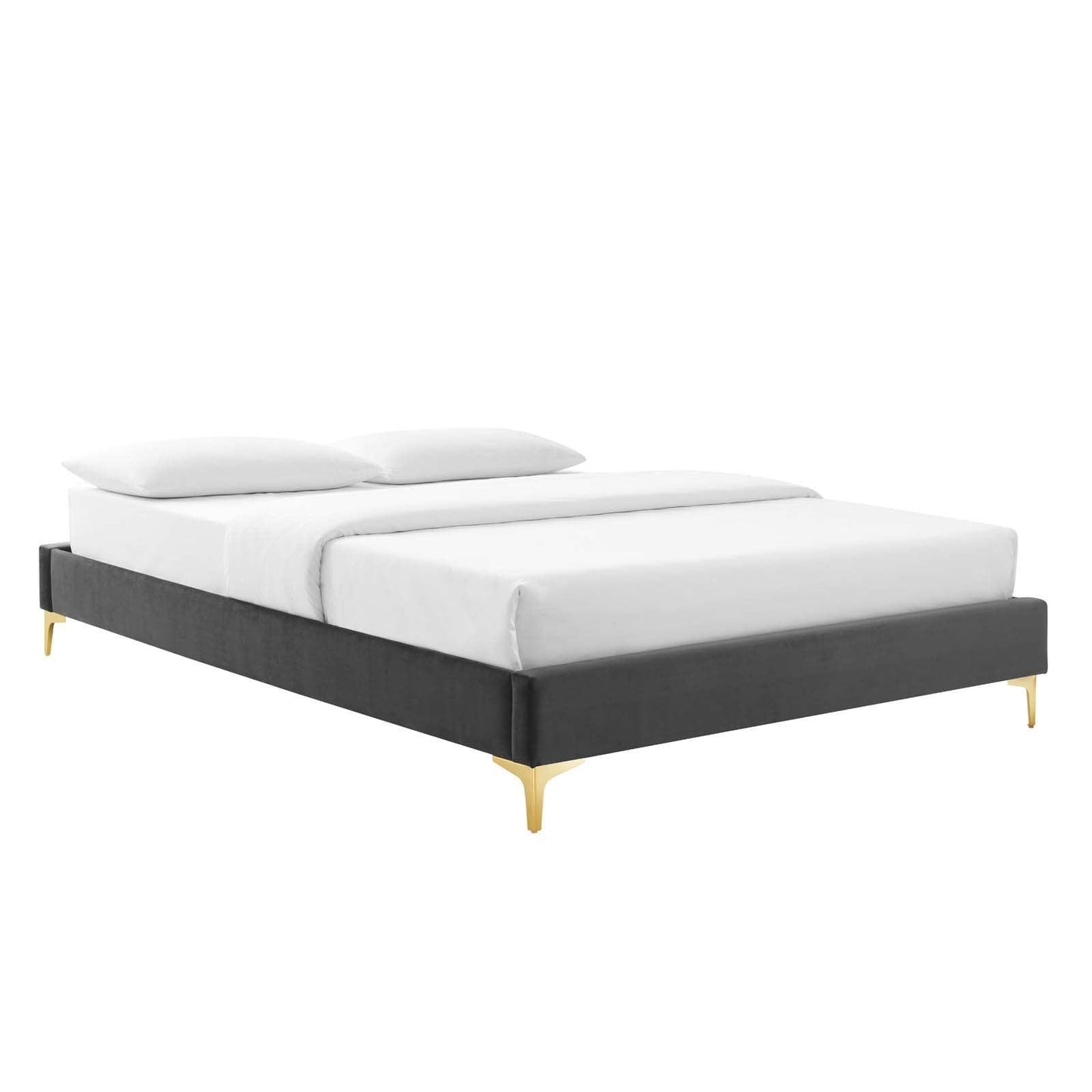 Modway Sutton King Performance Velvet Bed Frame FredCo