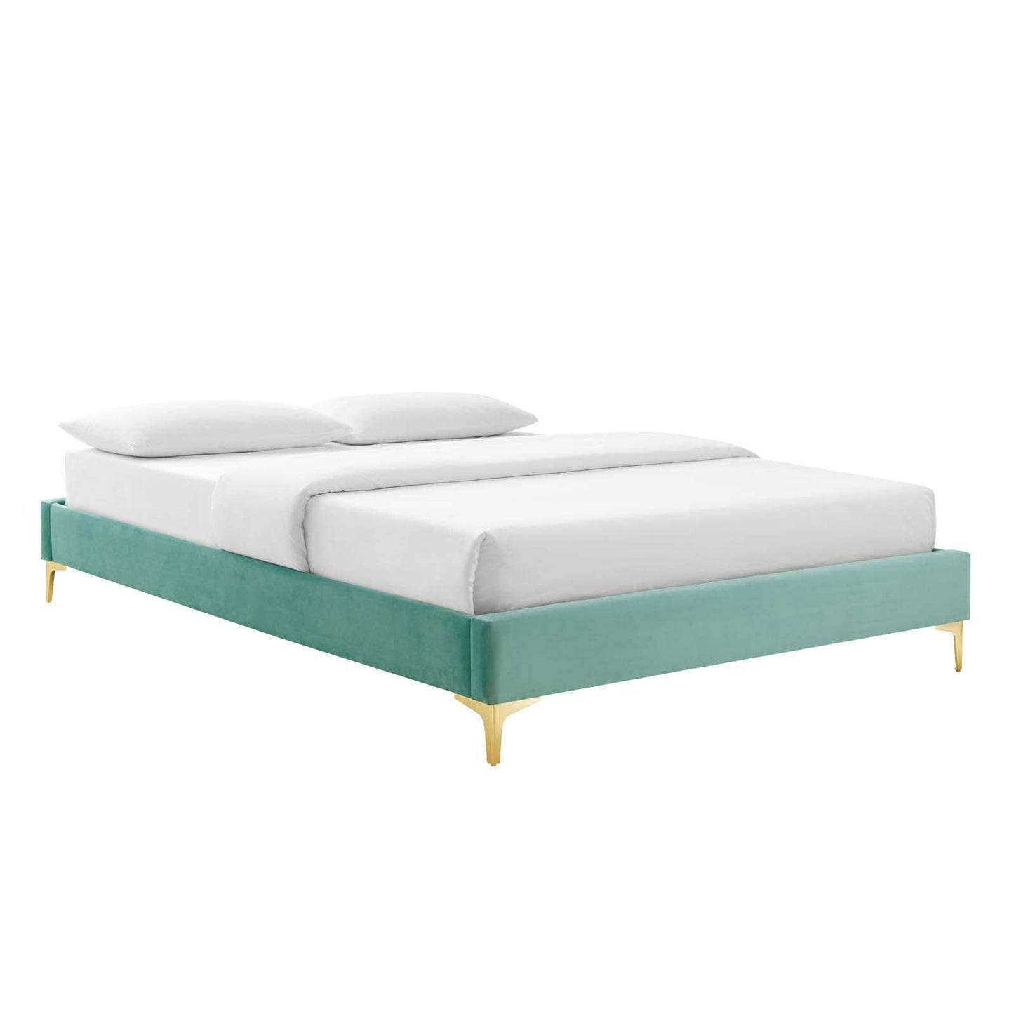Modway Sutton King Performance Velvet Bed Frame FredCo