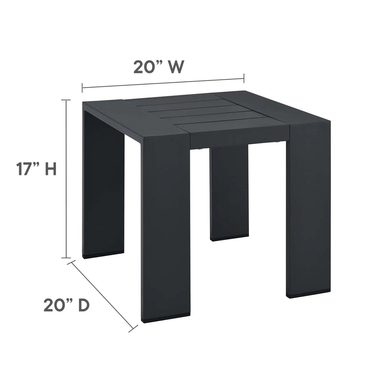 Modway Tahoe Outdoor Patio Powder-Coated Aluminum 3-Piece Chaise Lounge Set FredCo
