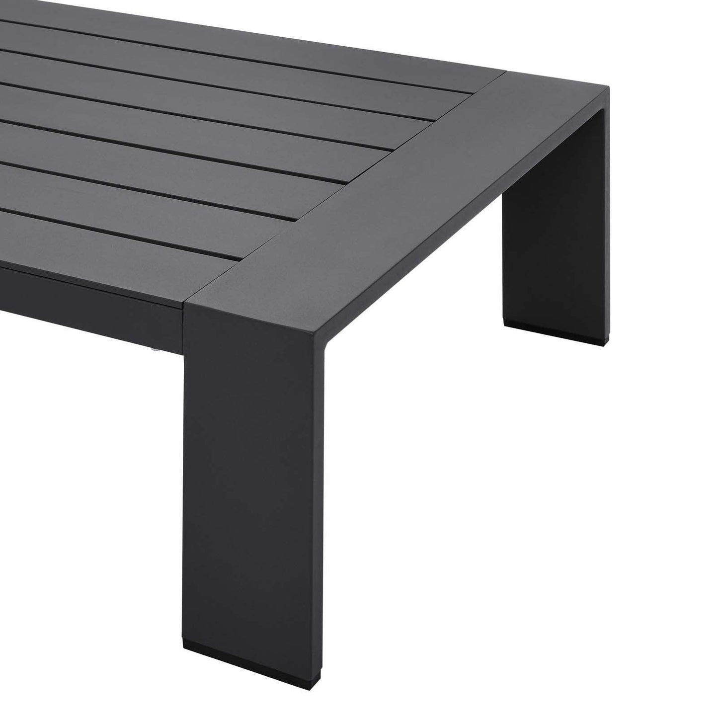 Modway Tahoe Outdoor Patio Powder-Coated Aluminum Coffee Table FredCo