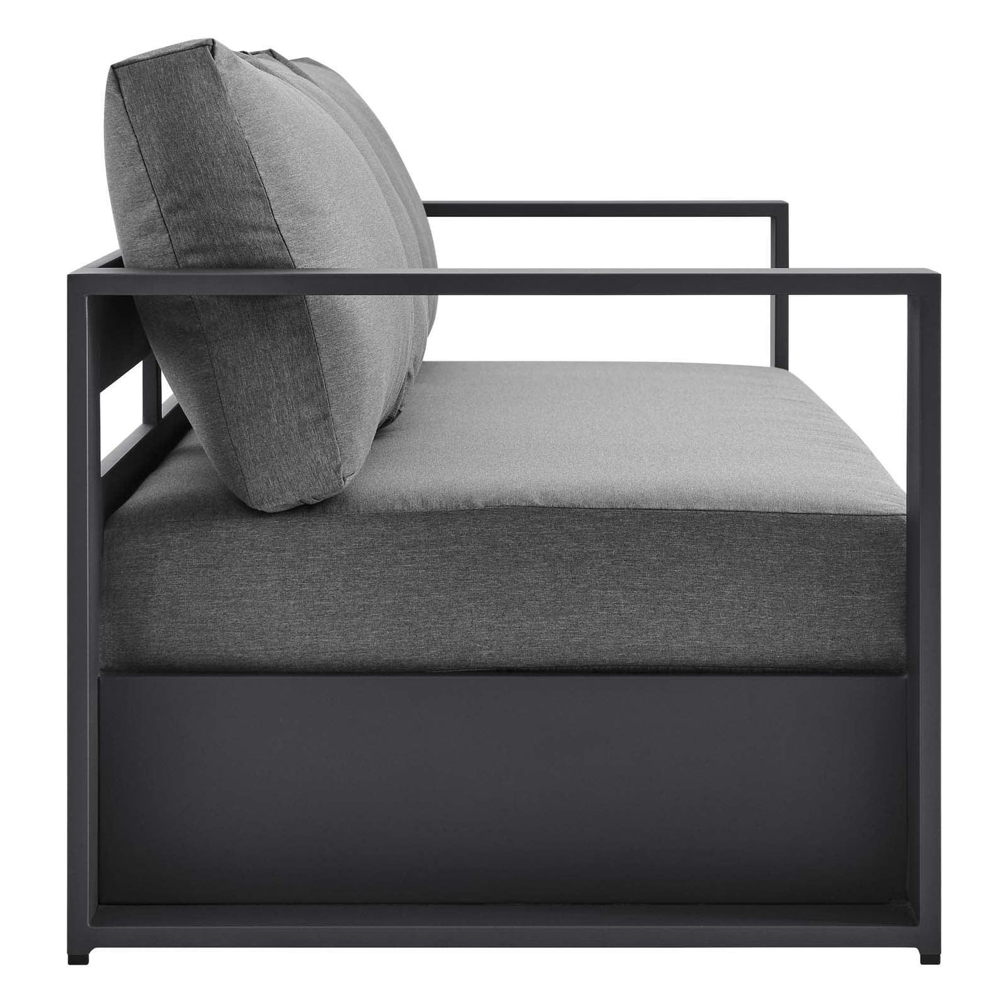 Modway Tahoe Outdoor Patio Powder-Coated Aluminum Sofa FredCo