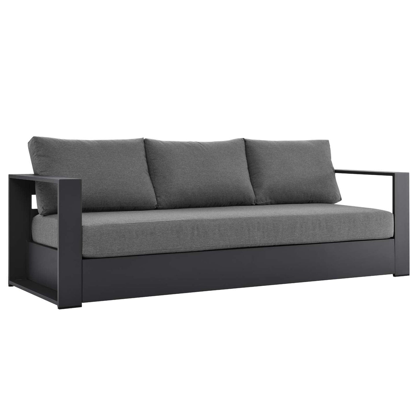 Modway Tahoe Outdoor Patio Powder-Coated Aluminum Sofa FredCo