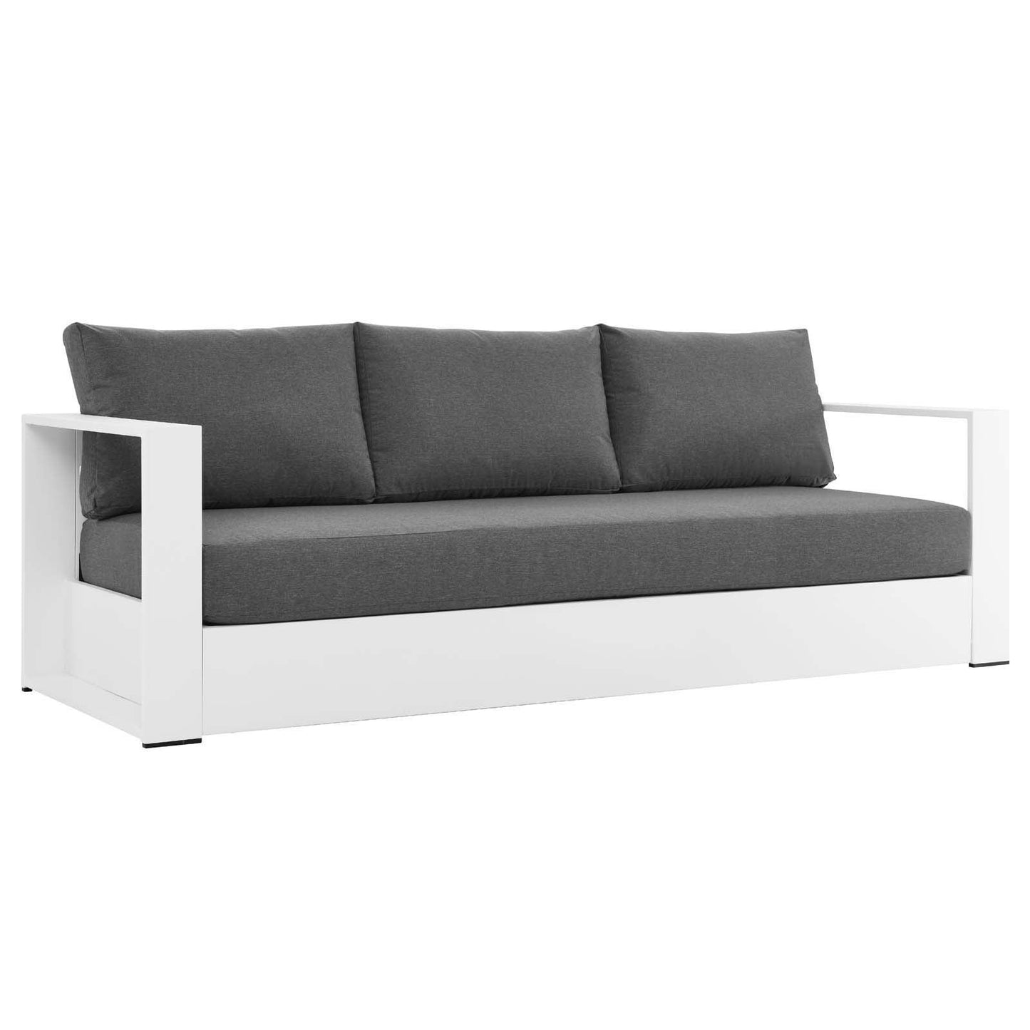 Modway Tahoe Outdoor Patio Powder-Coated Aluminum Sofa FredCo