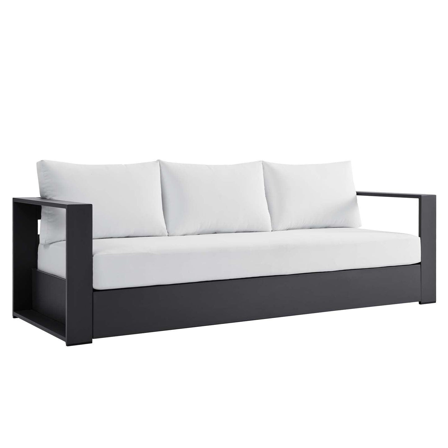 Modway Tahoe Outdoor Patio Powder-Coated Aluminum Sofa FredCo