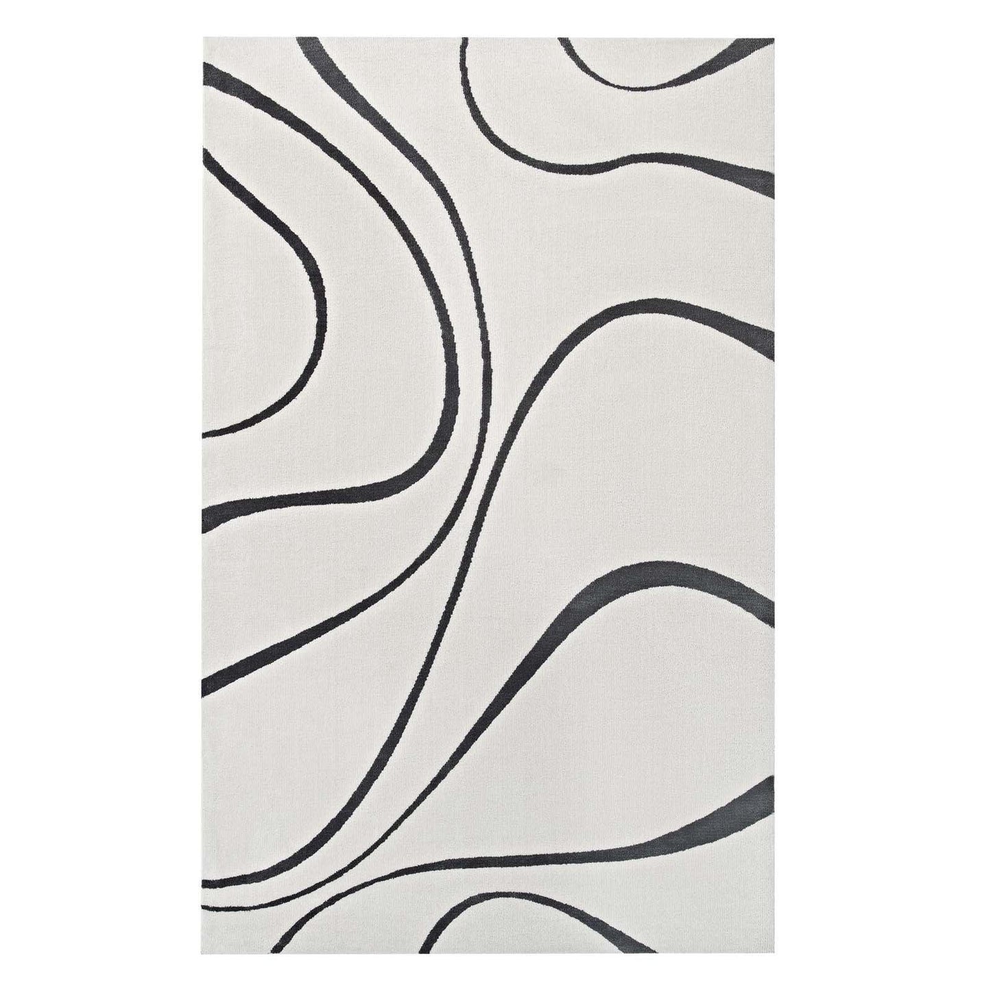 Modway Therese Abstract Swirl Area Rug FredCo