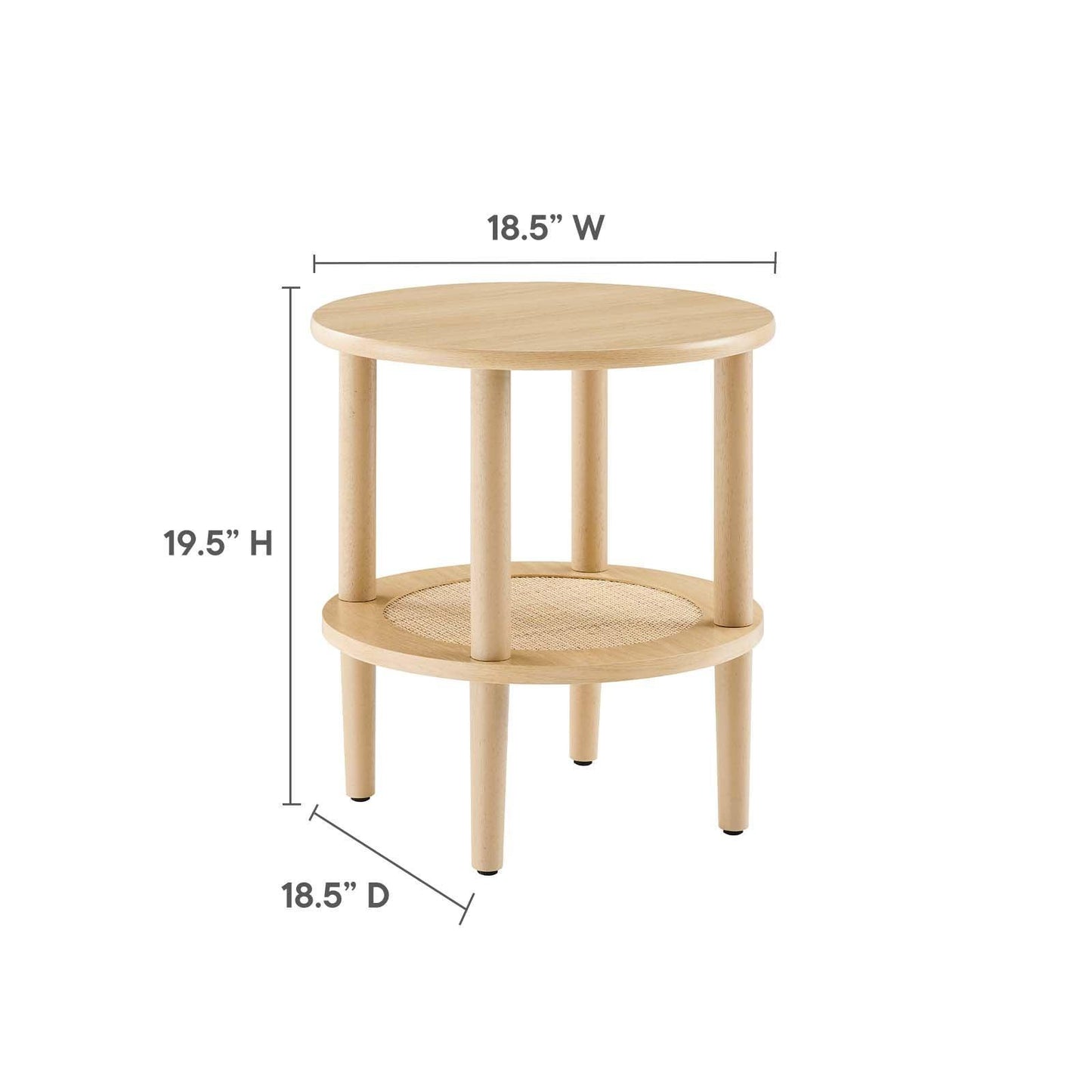 Modway Torus Round Side Table, EEI-6527 FredCo
