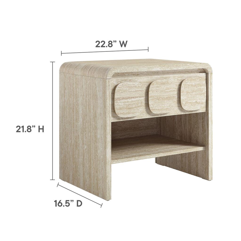 Modway Toscana 1-Drawer Nightstand FredCo