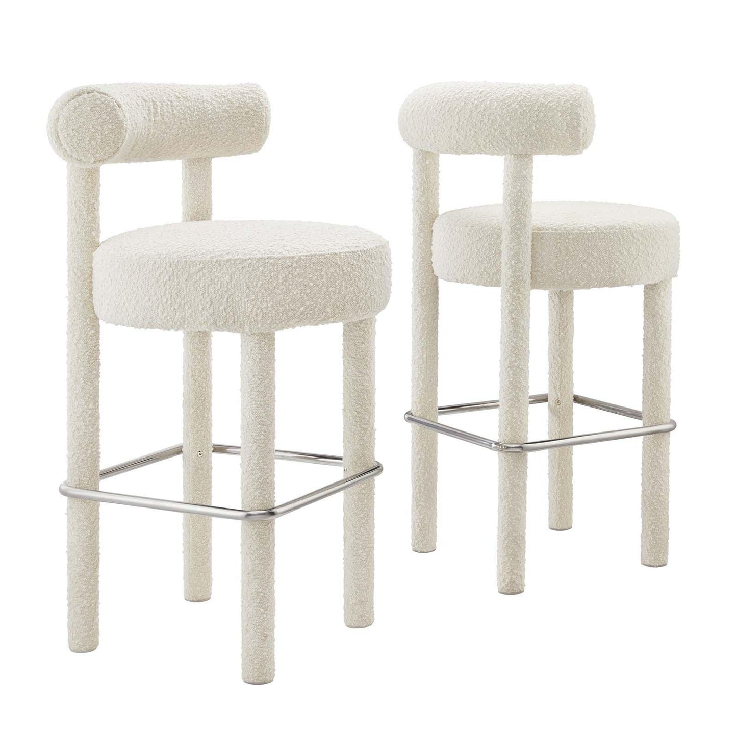 Modway Toulouse Boucle Fabric Bar Stool - Set of 2, EEI-6709 FredCo