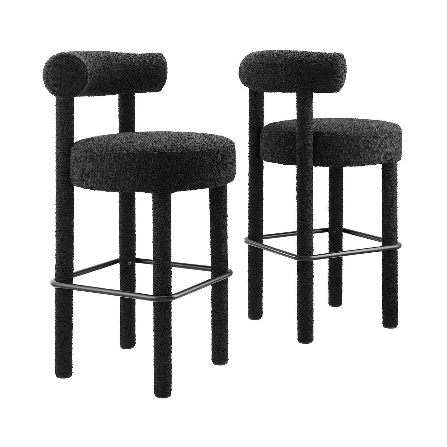 Modway Toulouse Boucle Fabric Bar Stool - Set of 2, EEI-6709 FredCo