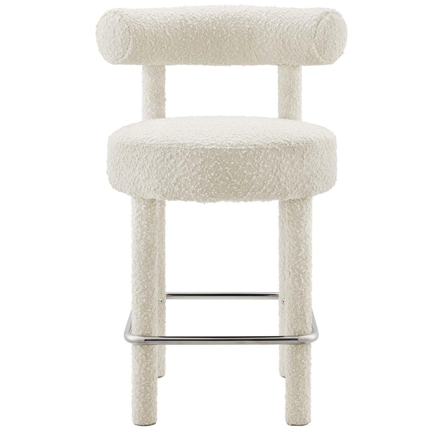 Modway Toulouse Boucle Fabric Counter Stool - Set of 2 FredCo